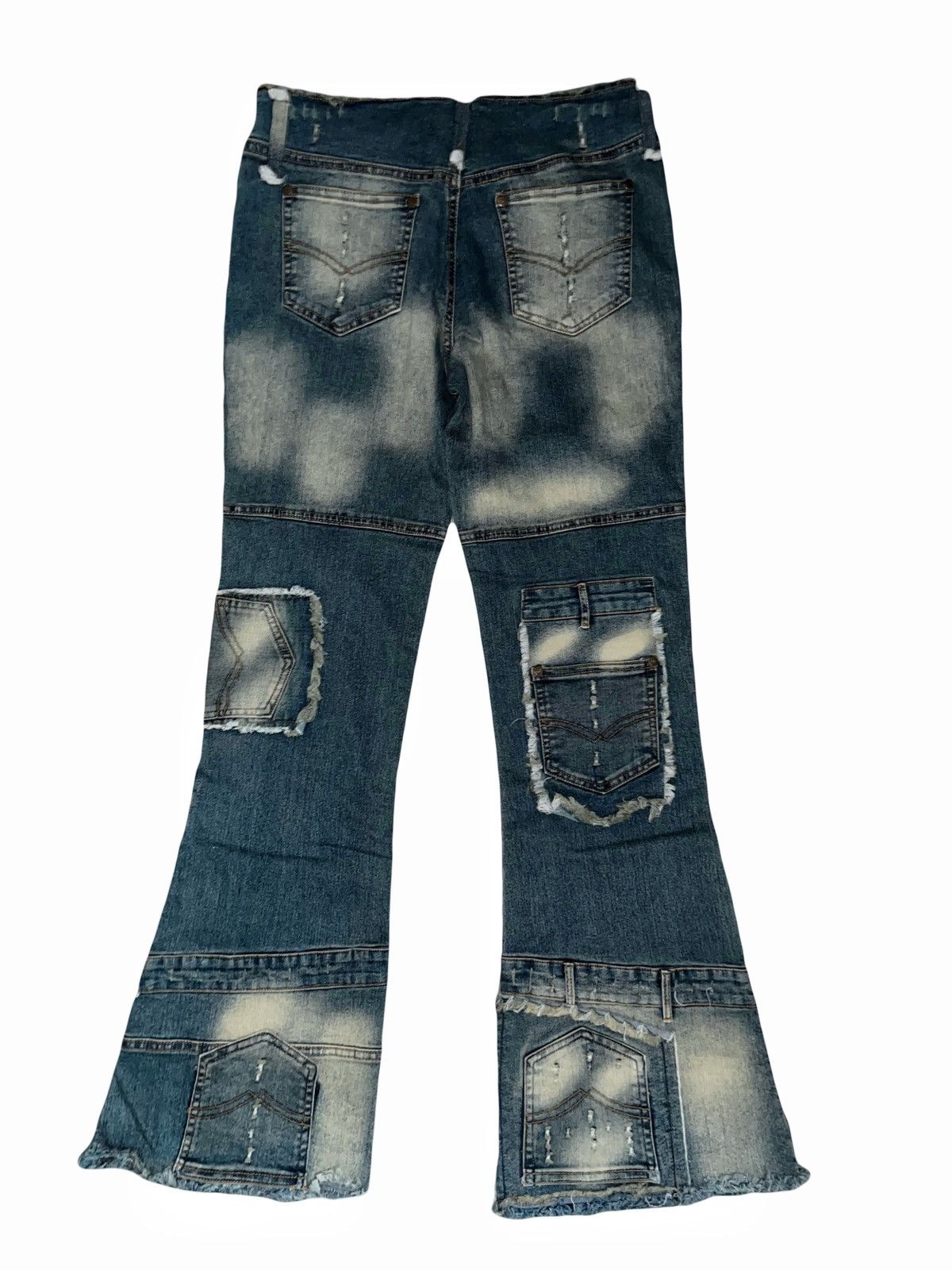 Dolce & Gabbana Modernistic Distressed Flare Jeans ➕ Size 26" / US 2 / IT 38 - 5 Thumbnail