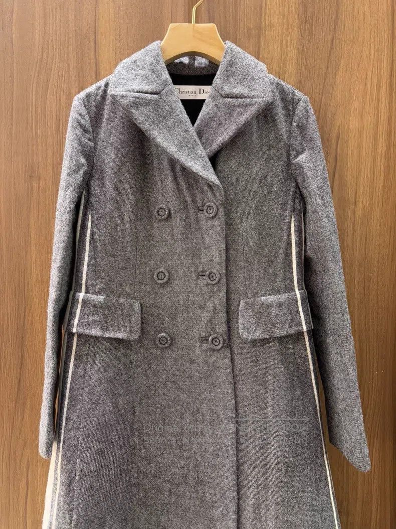 Dior Dior Grey wool coat Size XS / US 0-2 / IT 36-38 - 3 Thumbnail