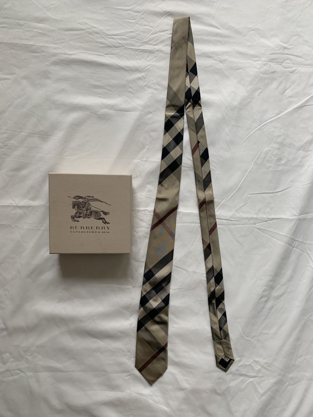 Burberry Classic Pattern Silk Tie