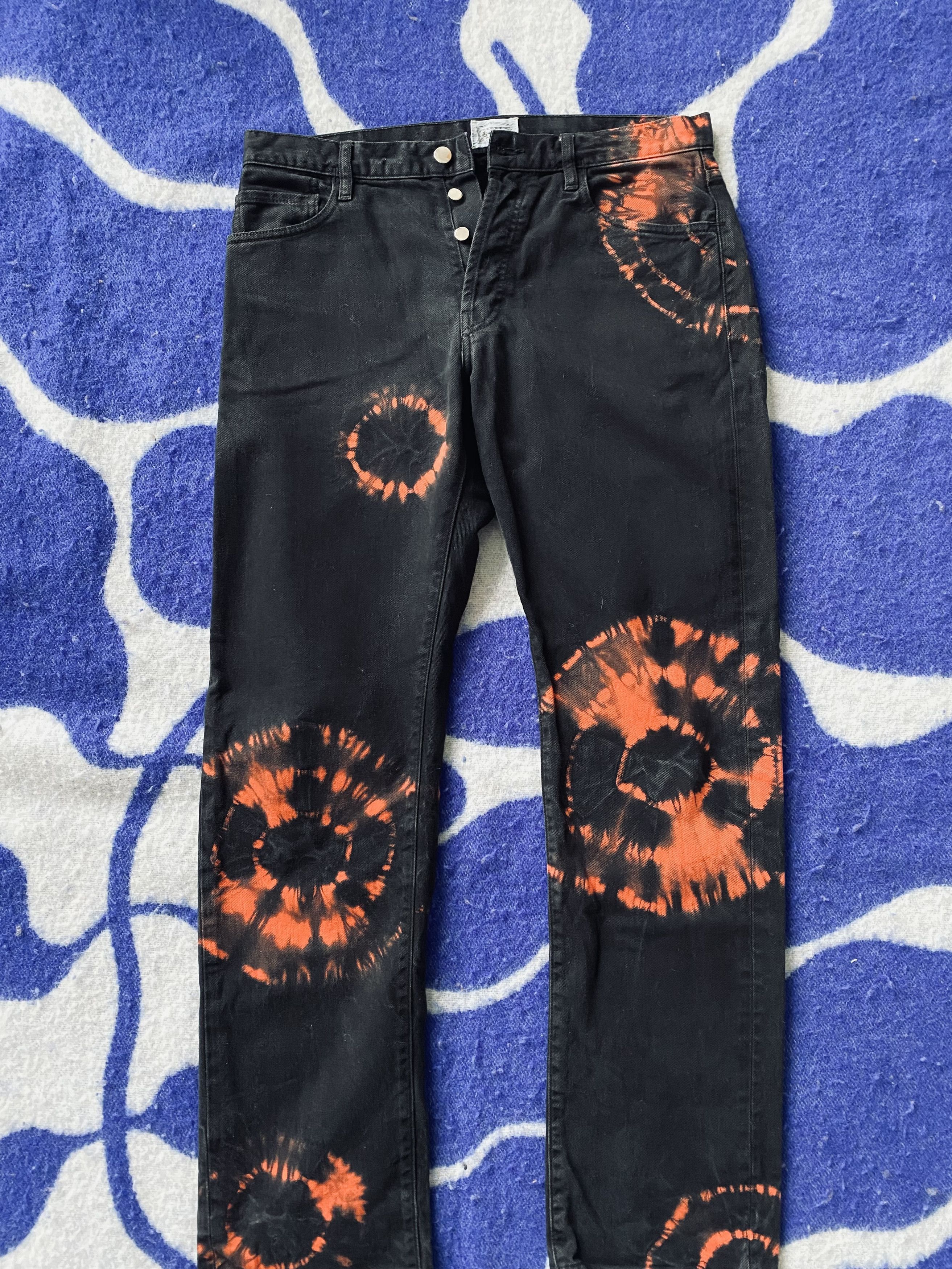 Aries Aries Arise Lilly Tie Dye Denim Jeans Size US 32 / EU 48 - 1 Thumbnail