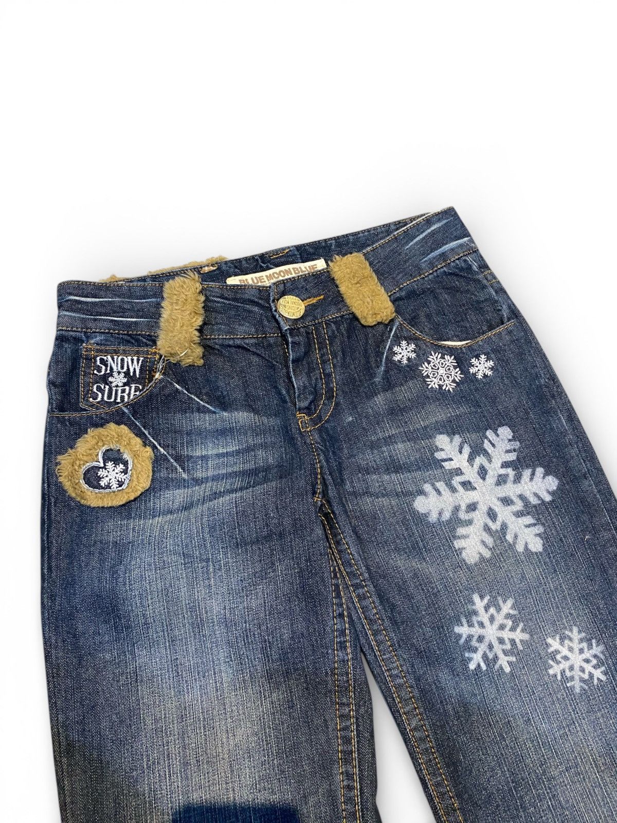 Japanese Brand VINTAGE BLUE MOON BLUE JEANS Size US 30 / EU 46 - 4 Thumbnail