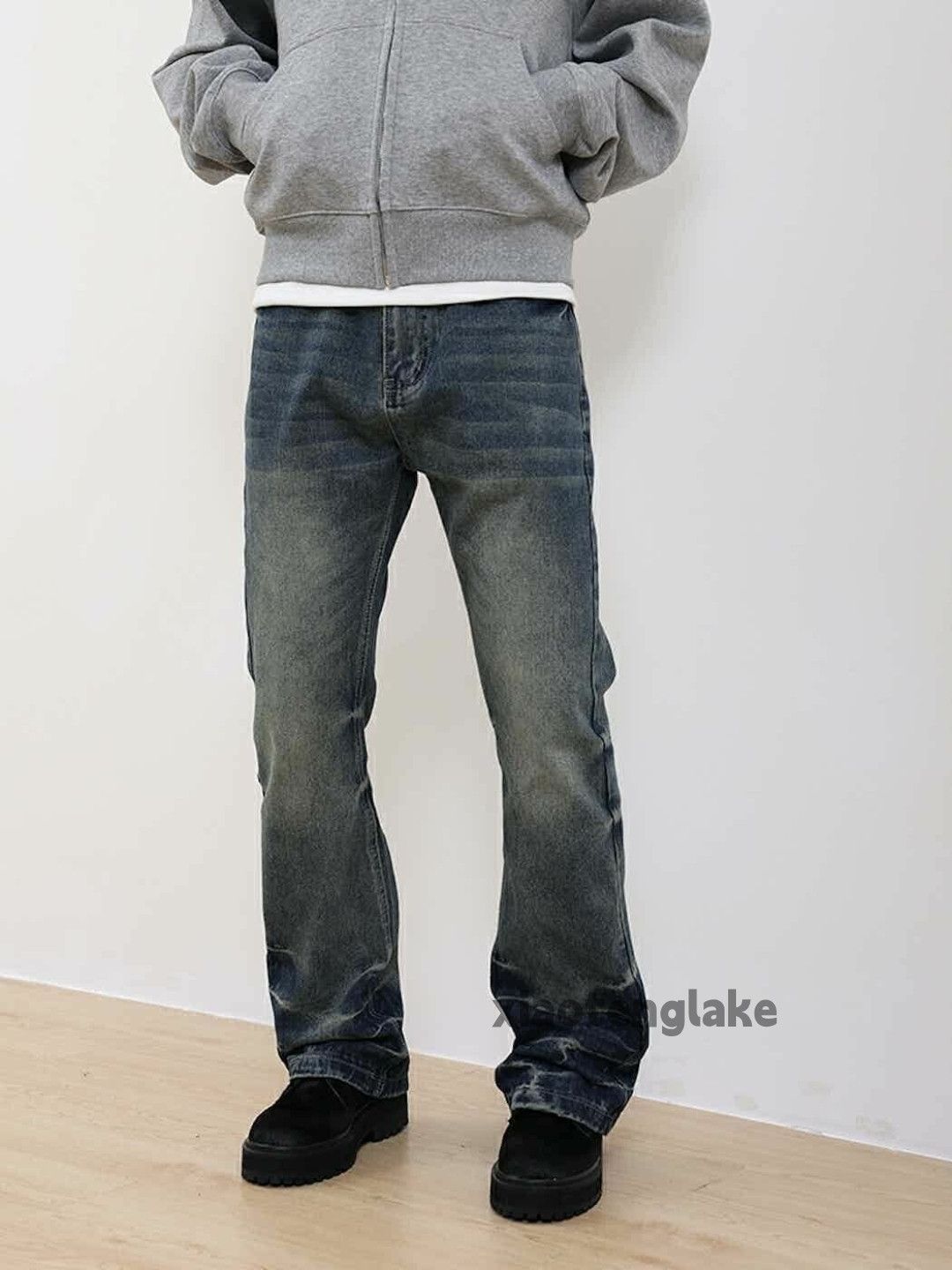 Jean washed faded y2k yuppie bootcut gradient jeans Size US 30 / EU 46 - 3 Thumbnail