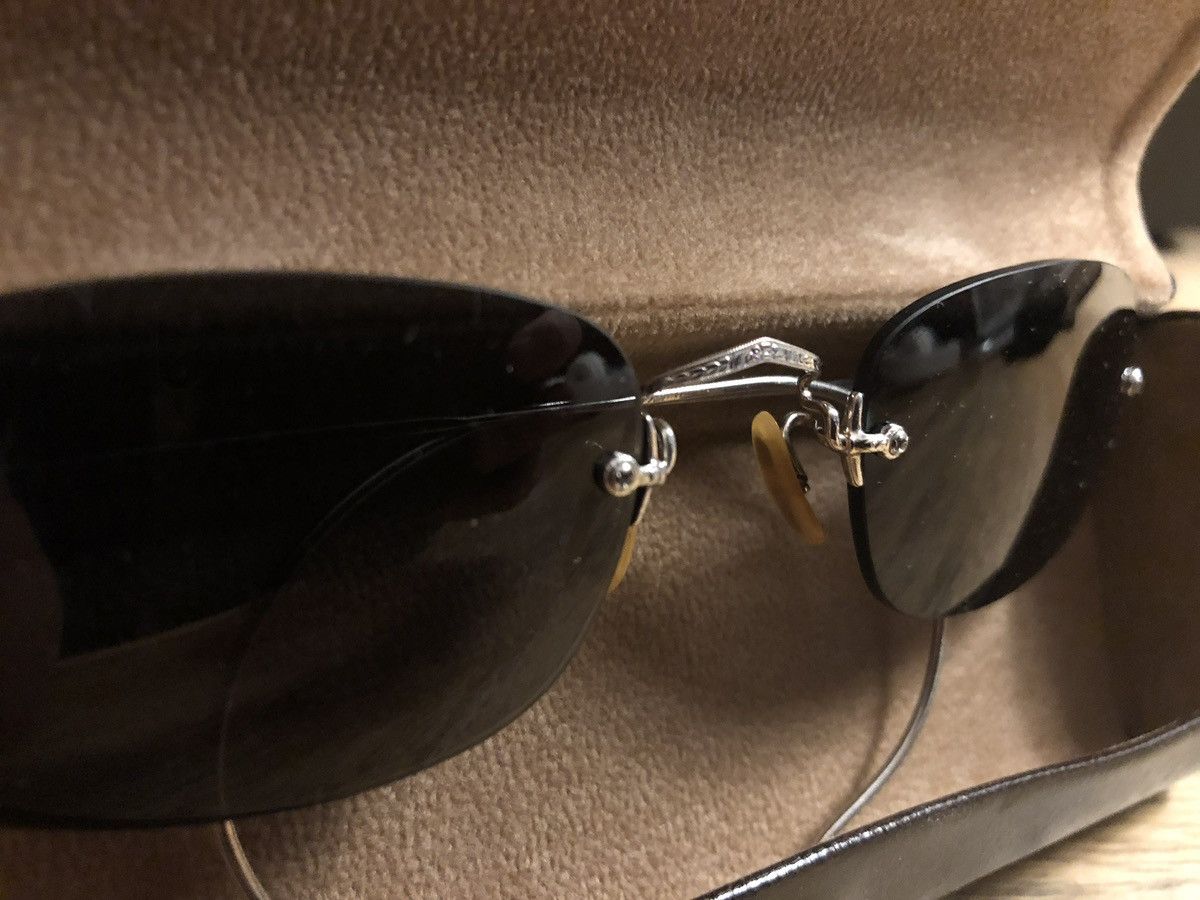 Other Nader Zadi NY Custom Silver Rimless Sunglasses Size ONE SIZE - 8 Thumbnail