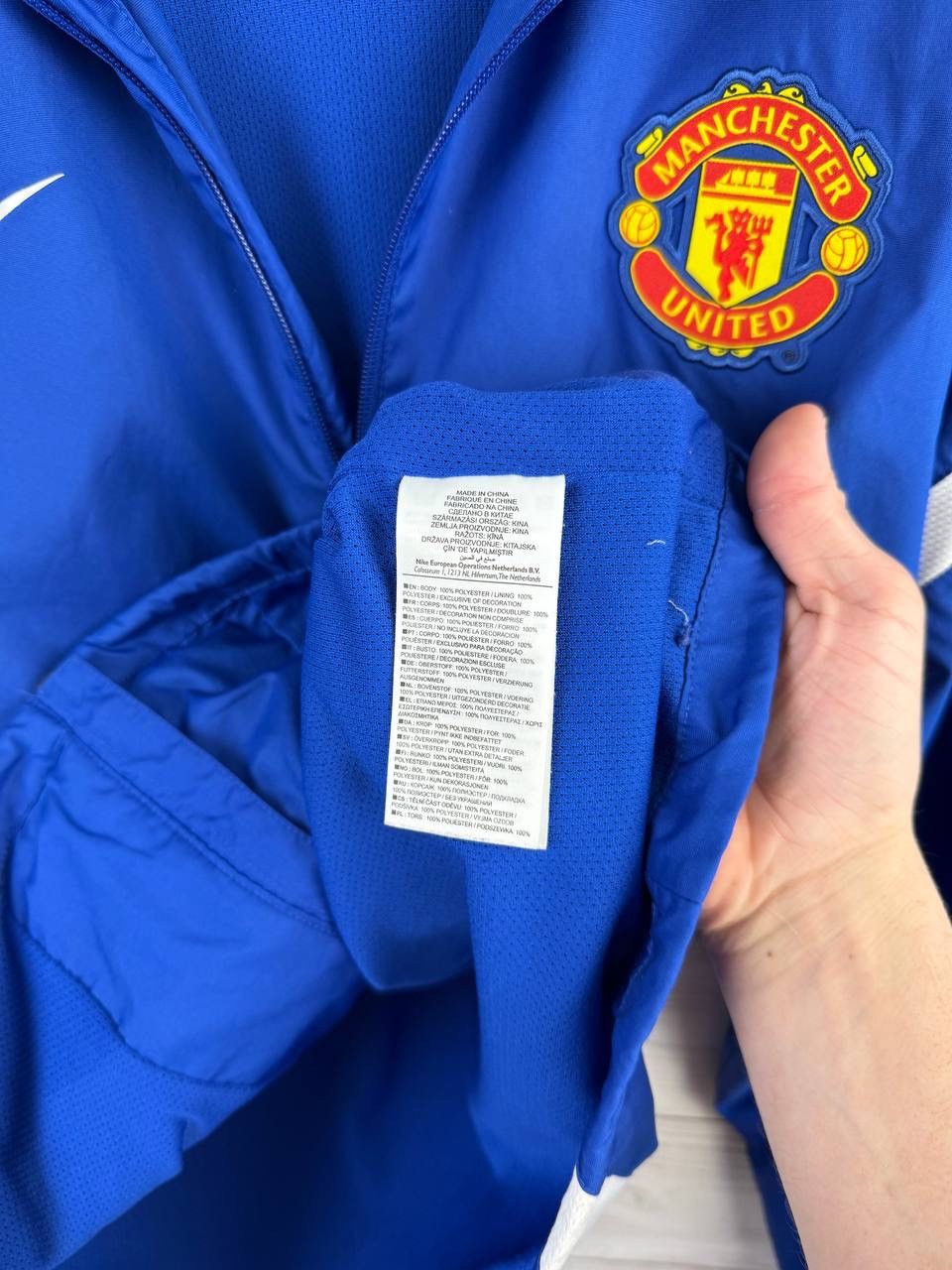 Nike VINTAGE NIKE MANCHESTER UNITED TRACK JACKET DRILL STYLE Size US XL / EU 56 / 4 - 13 Thumbnail