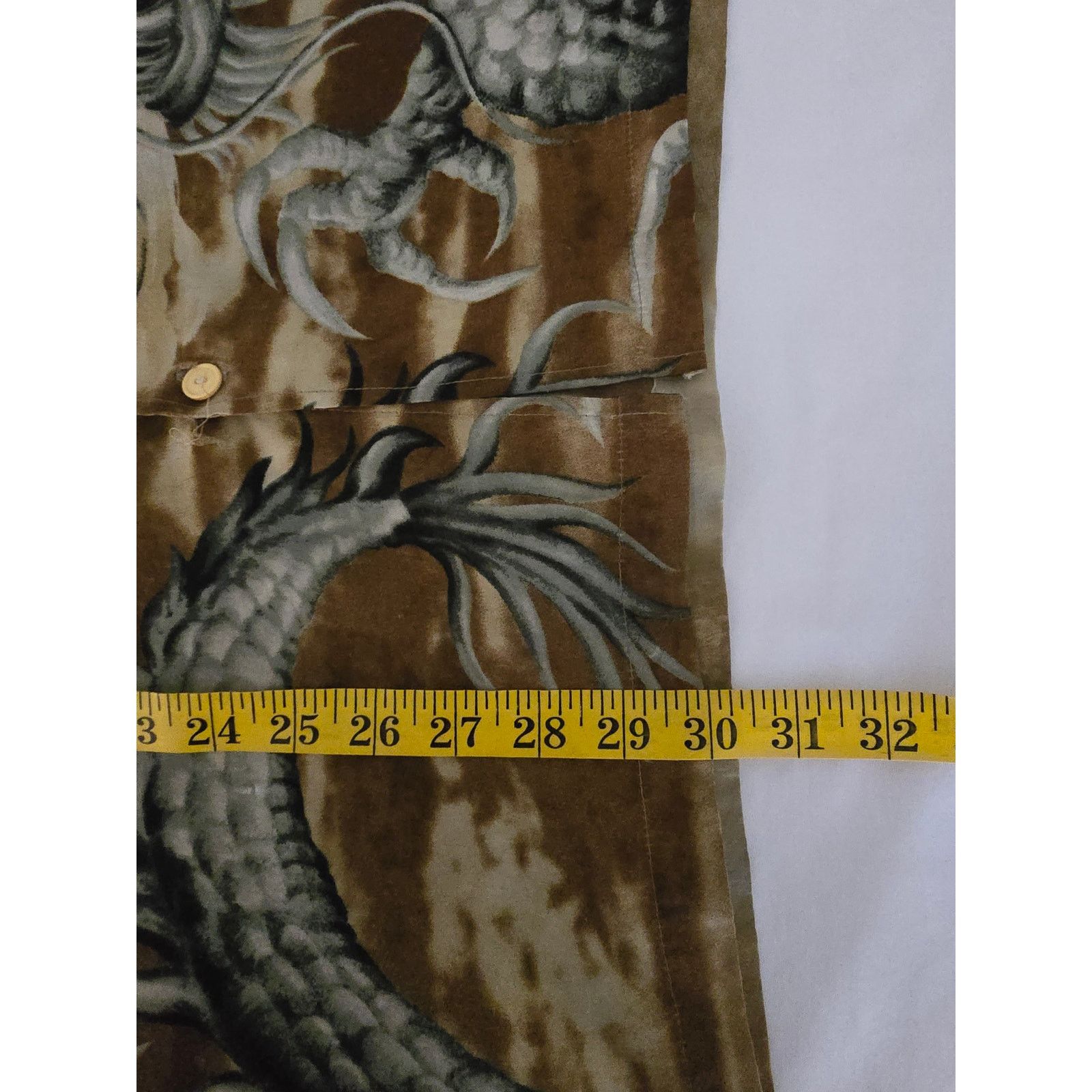 Other Y2K Dragon Shirt Brown Oscar Misa L AOP Button Up Size US L / EU 52-54 / 3 - 19 Thumbnail