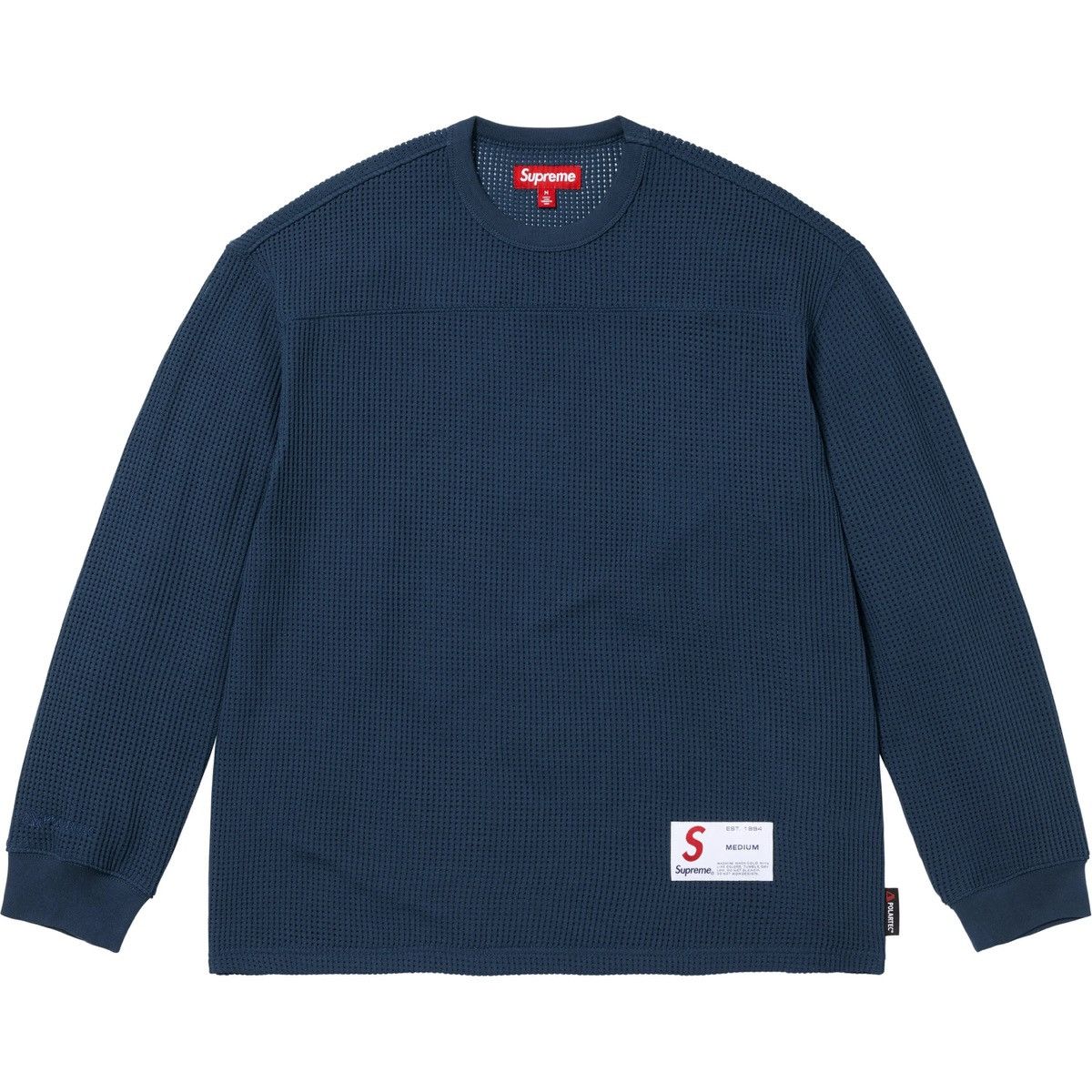 Supreme Supreme POLARTEC MESH L/S FOOTBALL TOP Navy SS25 Size XXL Size US XXL / EU 58 / 5 - 1 Thumbnail