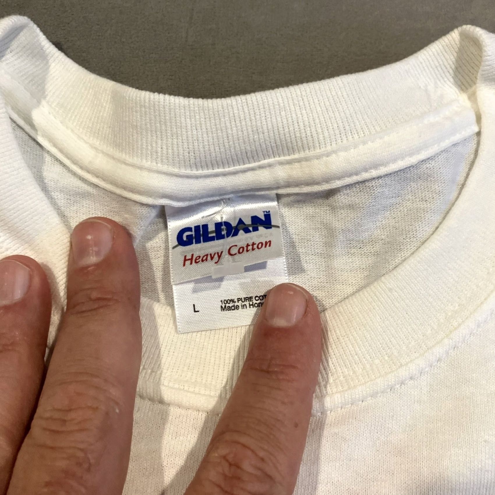 Gildan VINTAGE Amnesty International Stop Human Trafficking T Shirt Large NWOT Size US L / EU 52-54 / 3 - 3 Thumbnail