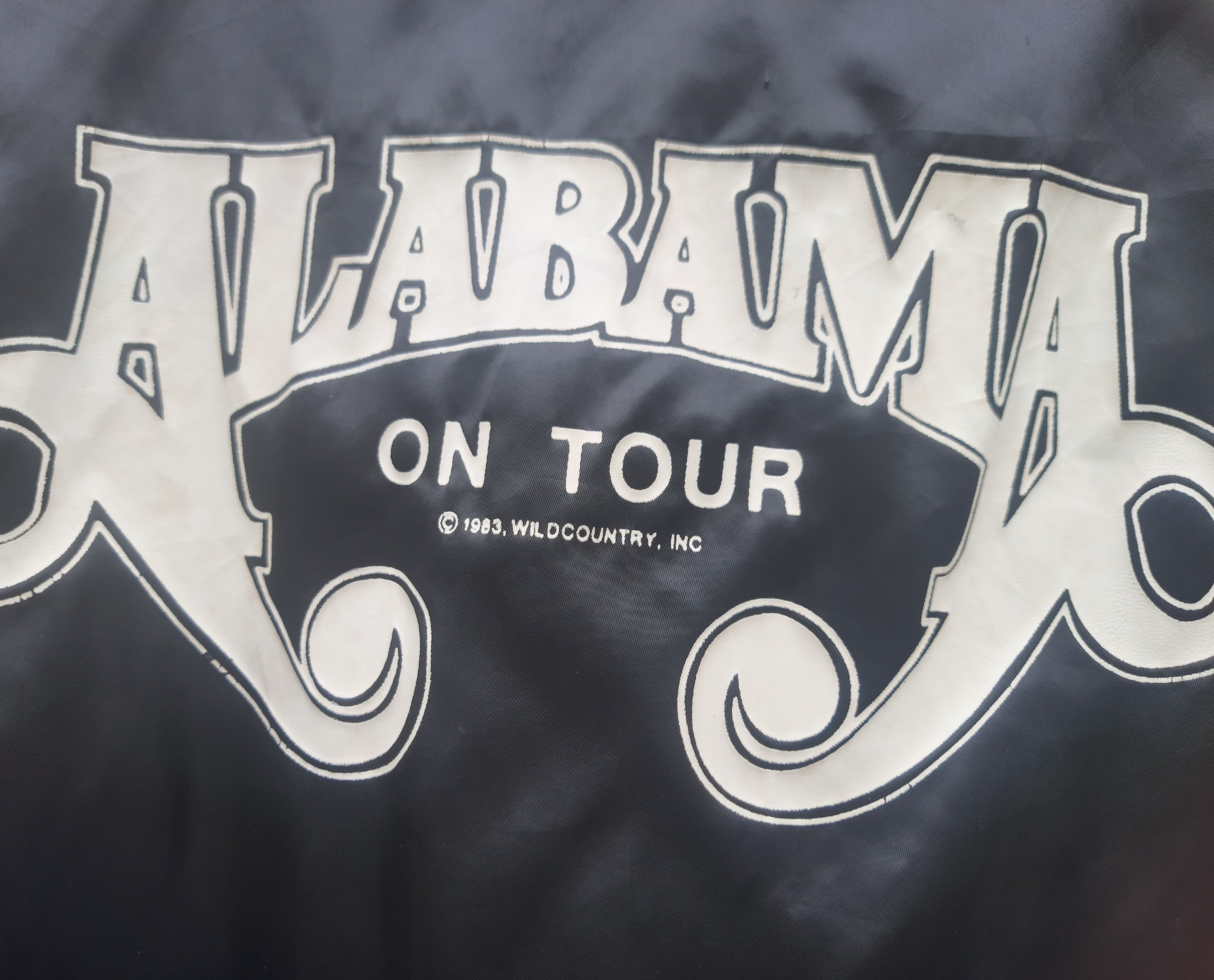 Vintage Vintage 80s ALABAMA On Tour Wildcountry Varsity Jacket Size US M / EU 48-50 / 2 - 4 Thumbnail