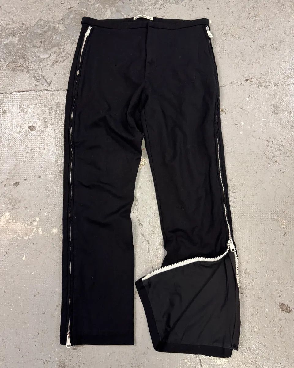 Acne Studios SS2017 Acne Studios Full Zips Black Cozy Pants Size US 30 / EU 46 - 1 Thumbnail