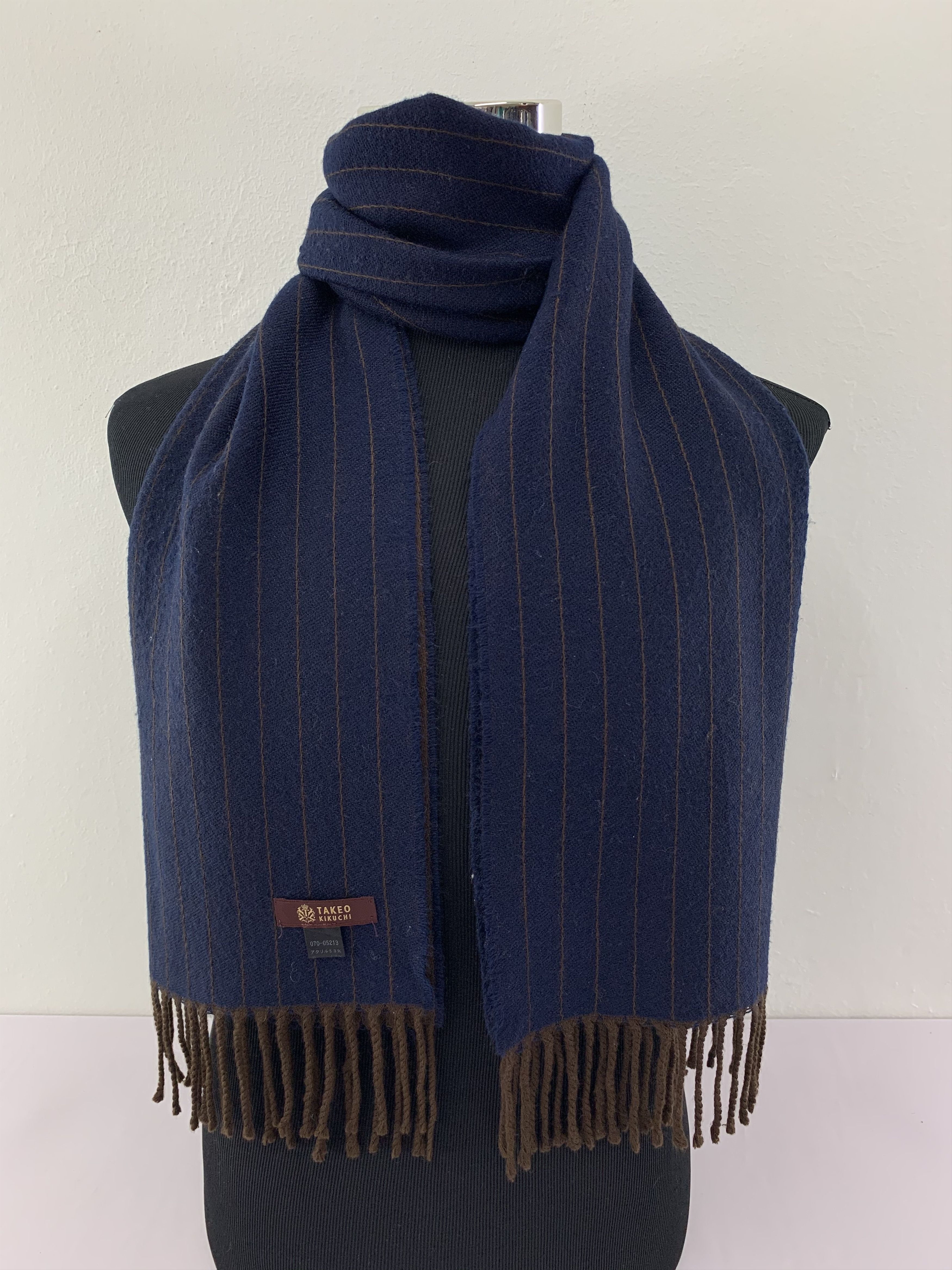 Takeo Kikuchi Takeo Kikuchi Scarf Wool Muffler Neck Wrap BL4006 Size ONE SIZE - 1 Thumbnail