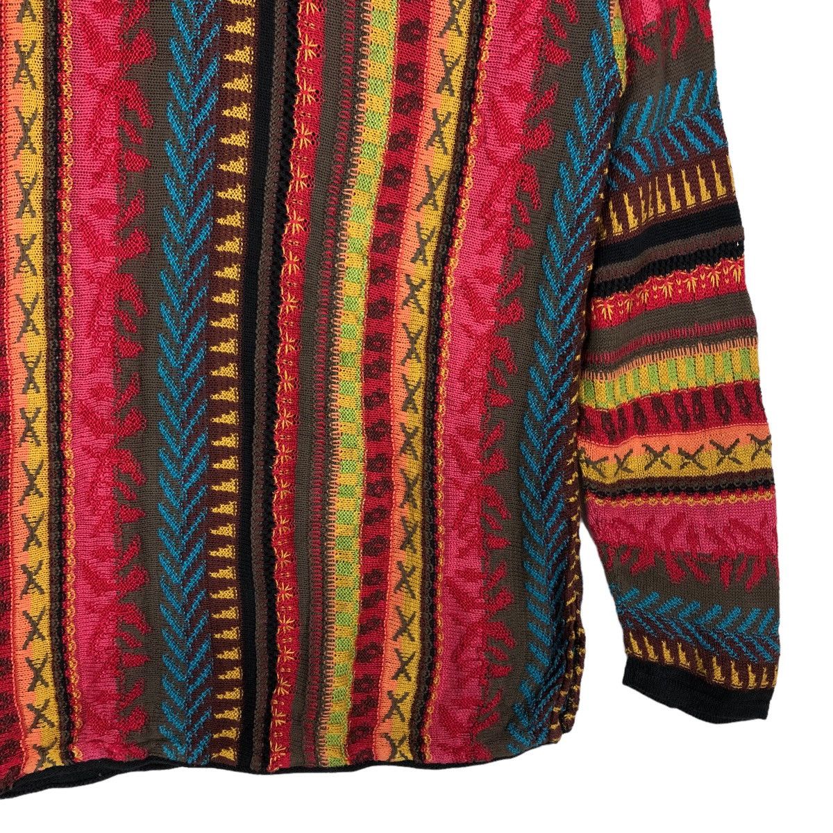 Japanese Brand 🔥90’s Vintage Knit Sweater Inspire Coogi Design Size US M / EU 48-50 / 2 - 4 Thumbnail