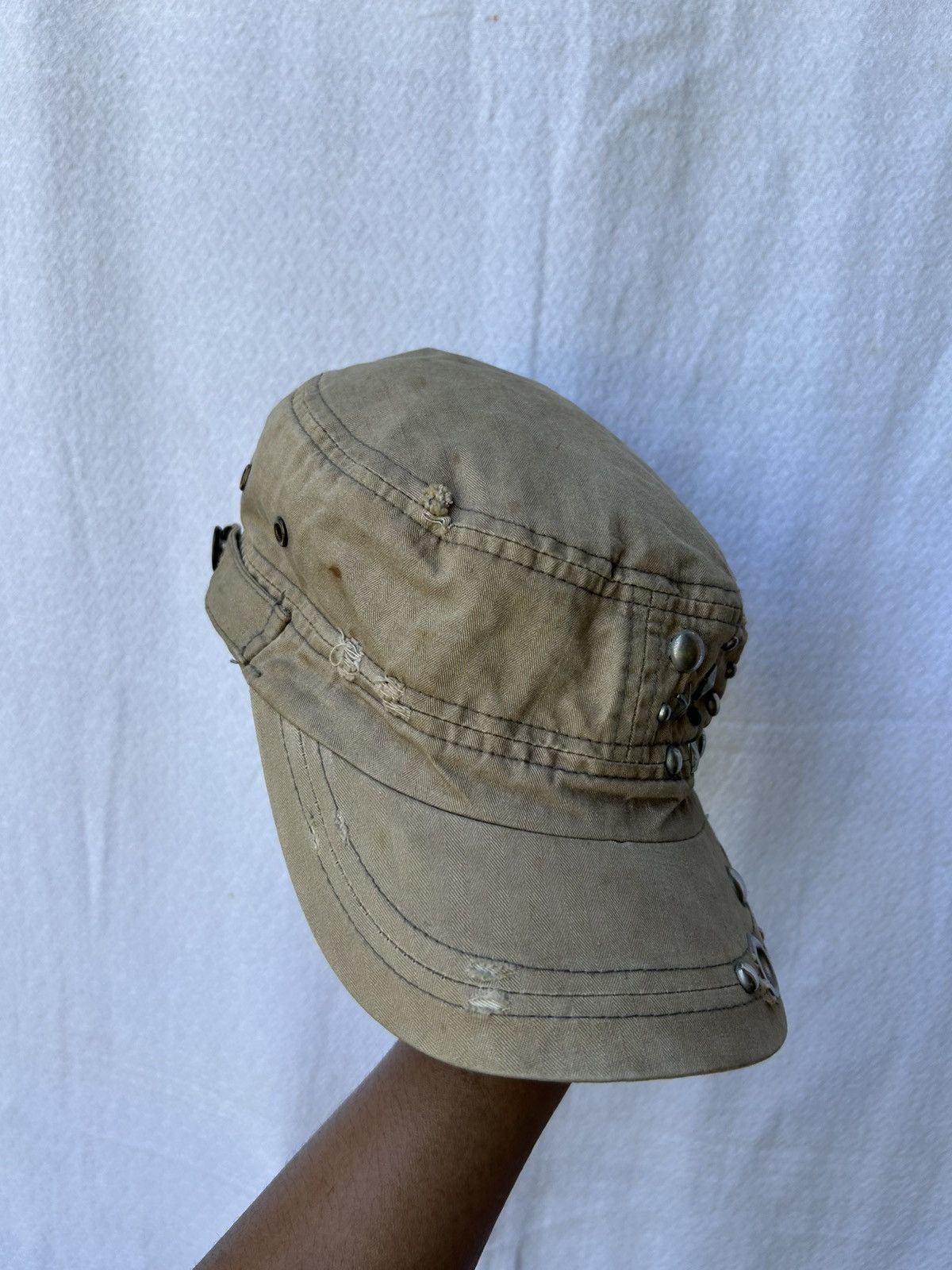 If Six Was Nine × Japanese Brand × Le Grande Bleu (L.G.B.) Distresssed gothic studded style hats Size ONE SIZE - 2 Thumbnail