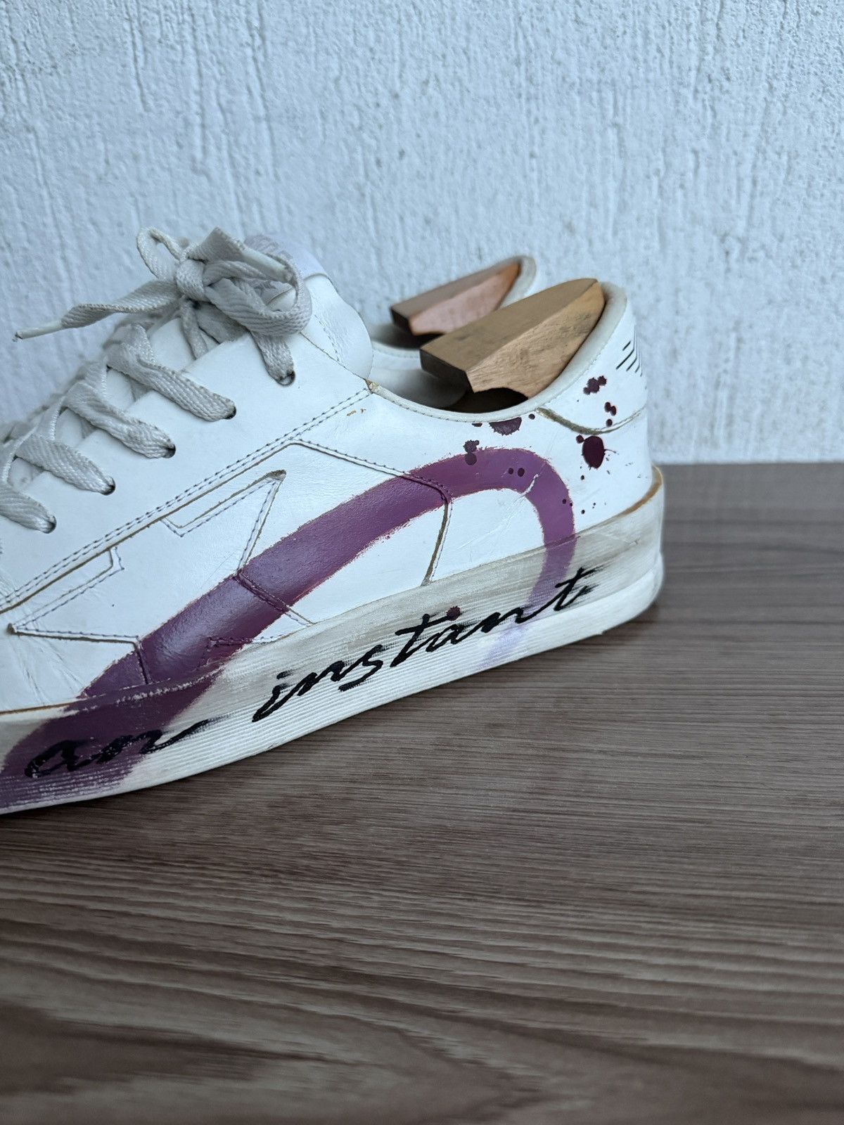 Golden Goose stardan ( love in an a instant) Limited edition sneaker Size US 8 / EU 41 - 6 Thumbnail