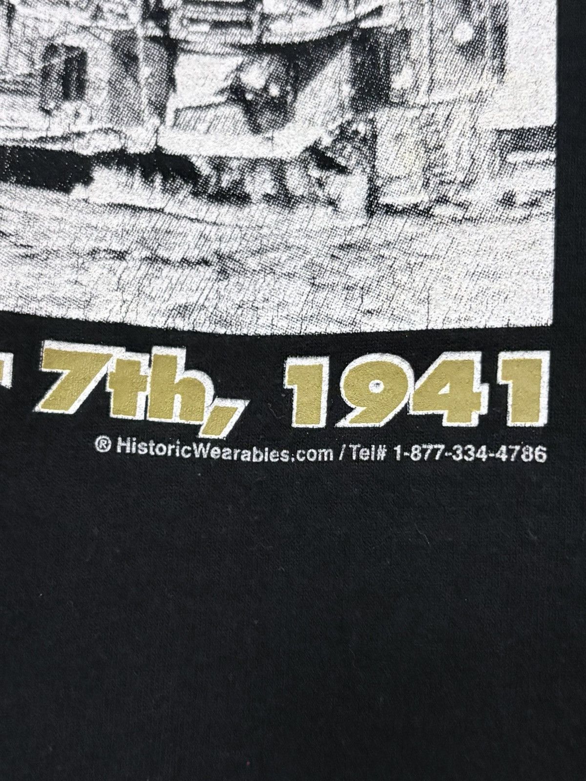 Vintage 90s Pearl Harbor “Infamy” Vintage World War II Tee Shirt Size US M / EU 48-50 / 2 - 5 Thumbnail