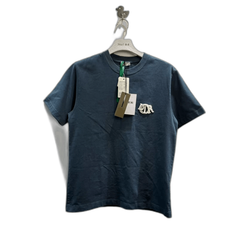 Dior Dior Blue Short Sleeve Logo Shirt-yf Size US M / EU 48-50 / 2 - 1 Thumbnail