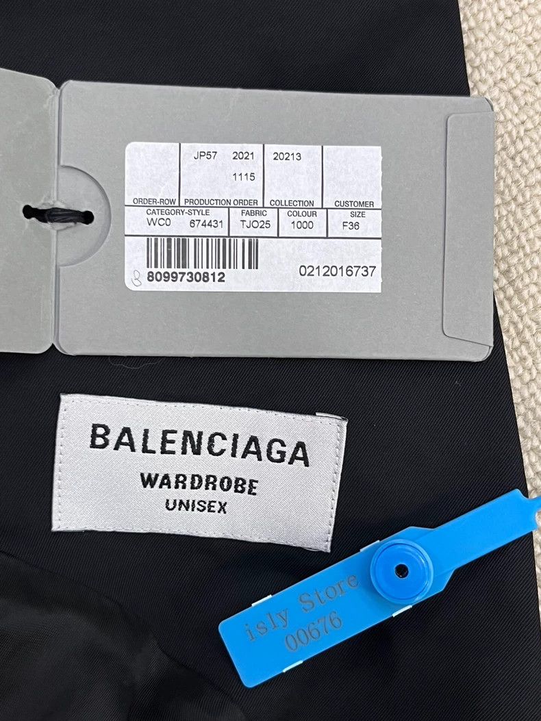 Balenciaga Balenciaga size 36 Logo print lapel drop shoulder loose si Size US S / EU 44-46 / 1 - 5 Thumbnail