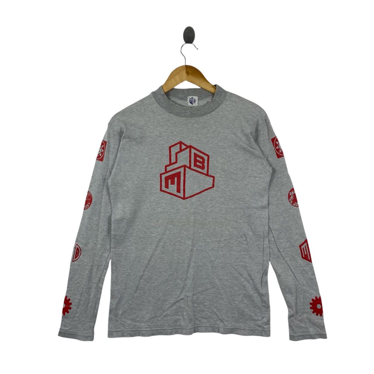 Vintage Vintage Mens Bigi Japanese Designer Long Sleeve Shirt Gray Size US S / EU 44-46 / 1 - 1 Thumbnail