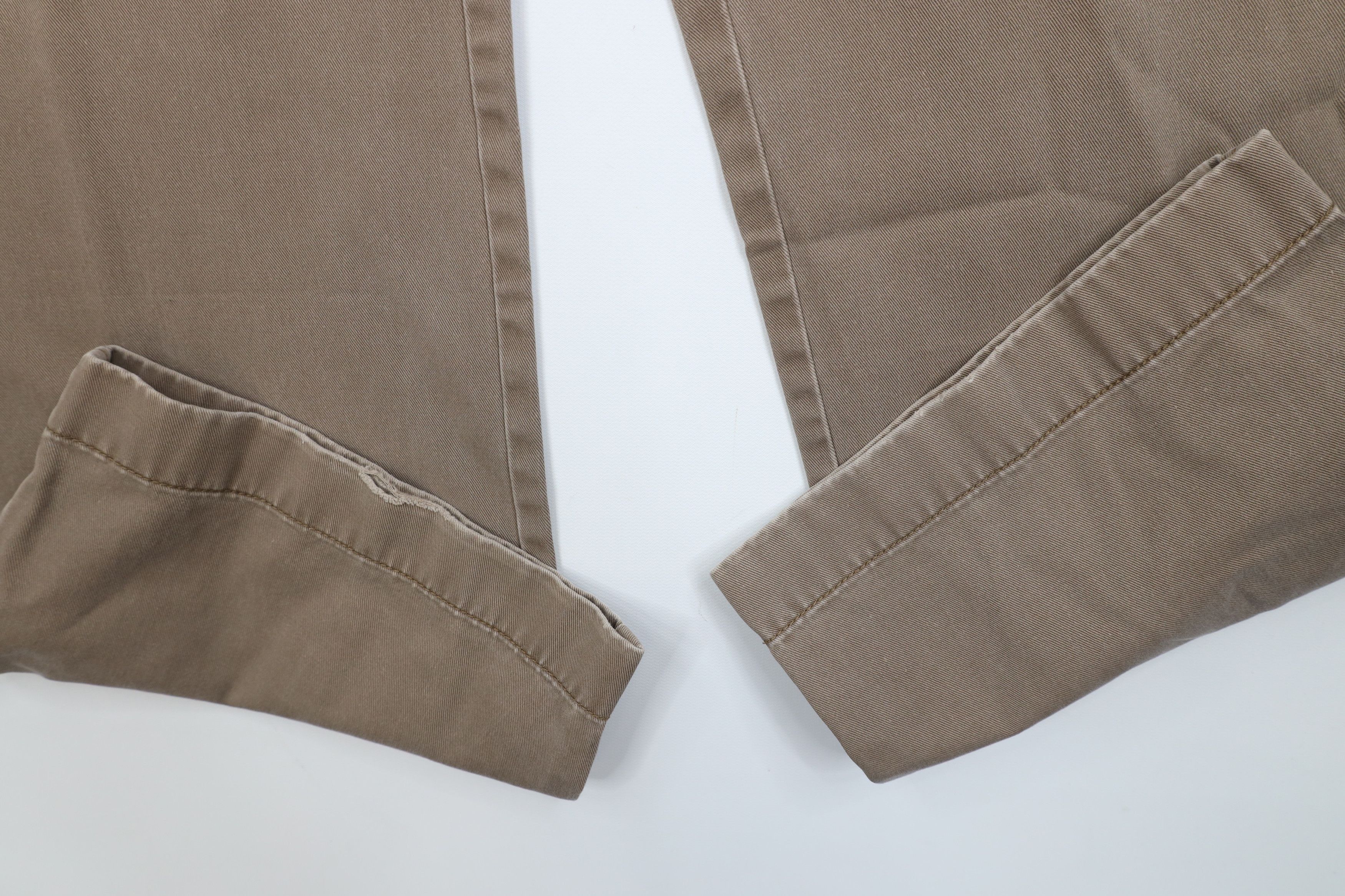 J.Crew Vintage Y2K J Crew Relaxed Wide Leg Chino Pants Brown Cotton Size US 34 / EU 50 - 5 Thumbnail