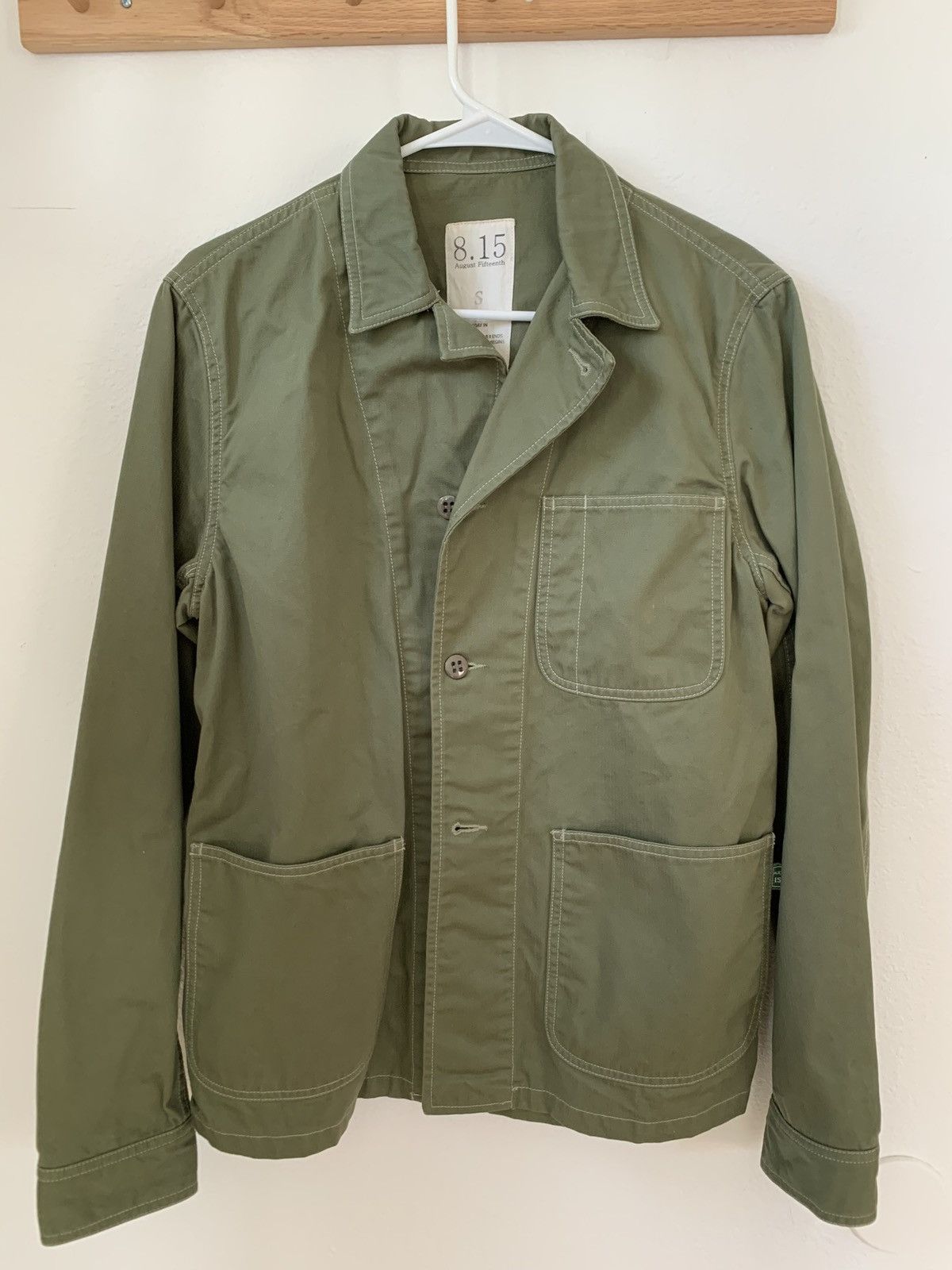 8.15 August Fifteenth August fifteenth 8.15 Olive Chore coat Size US S / EU 44-46 / 1 - 1 Preview