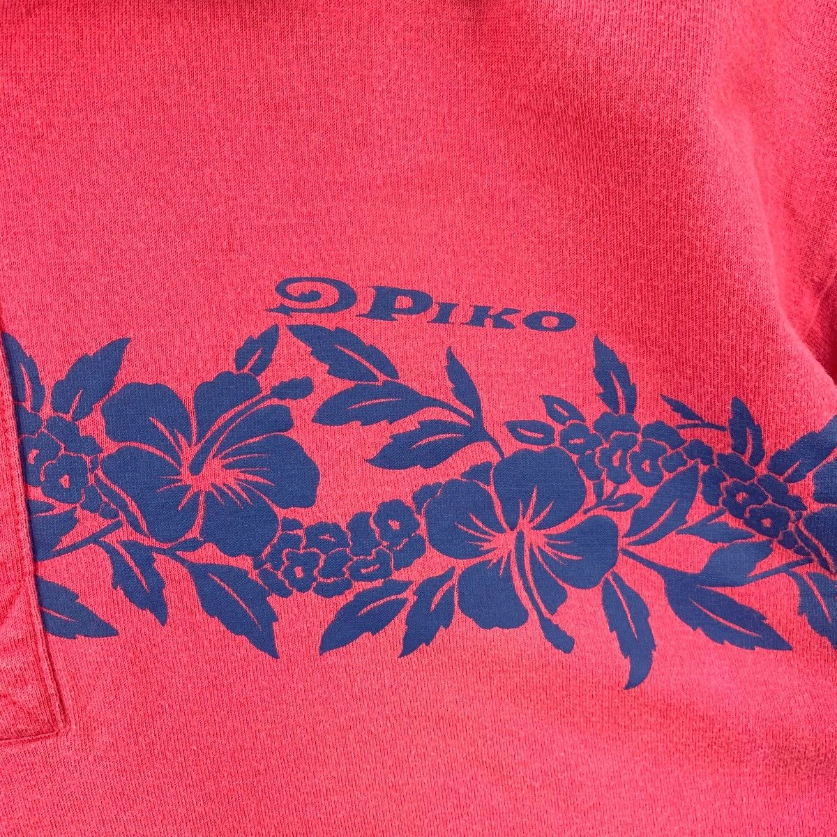 Vintage Vintage 90's PIKO Hawaiian Longboard Wear Surf Polo Shirt Size US L / EU 52-54 / 3 - 3 Thumbnail