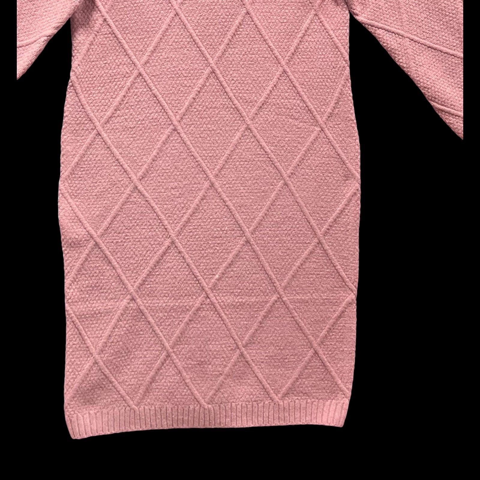 rue21 Rue 21 - Women's Turtleneck Knitted Sweater Dress - Pink - S Size S / US 4 / IT 40 - 14 Thumbnail