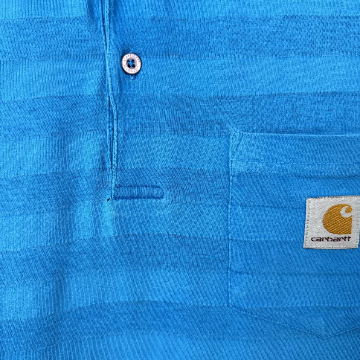 Carhartt Vintage Carhartt T shirt Polo Shirt Blue Sz XL Streetwear Size US XL / EU 56 / 4 - 9 Thumbnail