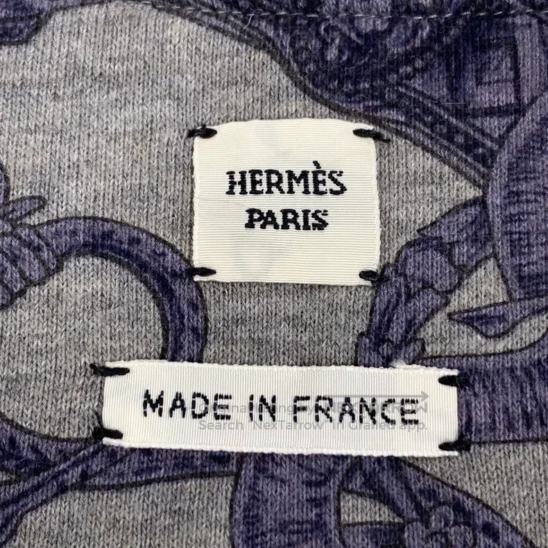 Hermes Hermes Color Blocked Lock Stitch Printed Cotton Collar Zip Size XS / US 0-2 / IT 36-38 - 5 Thumbnail