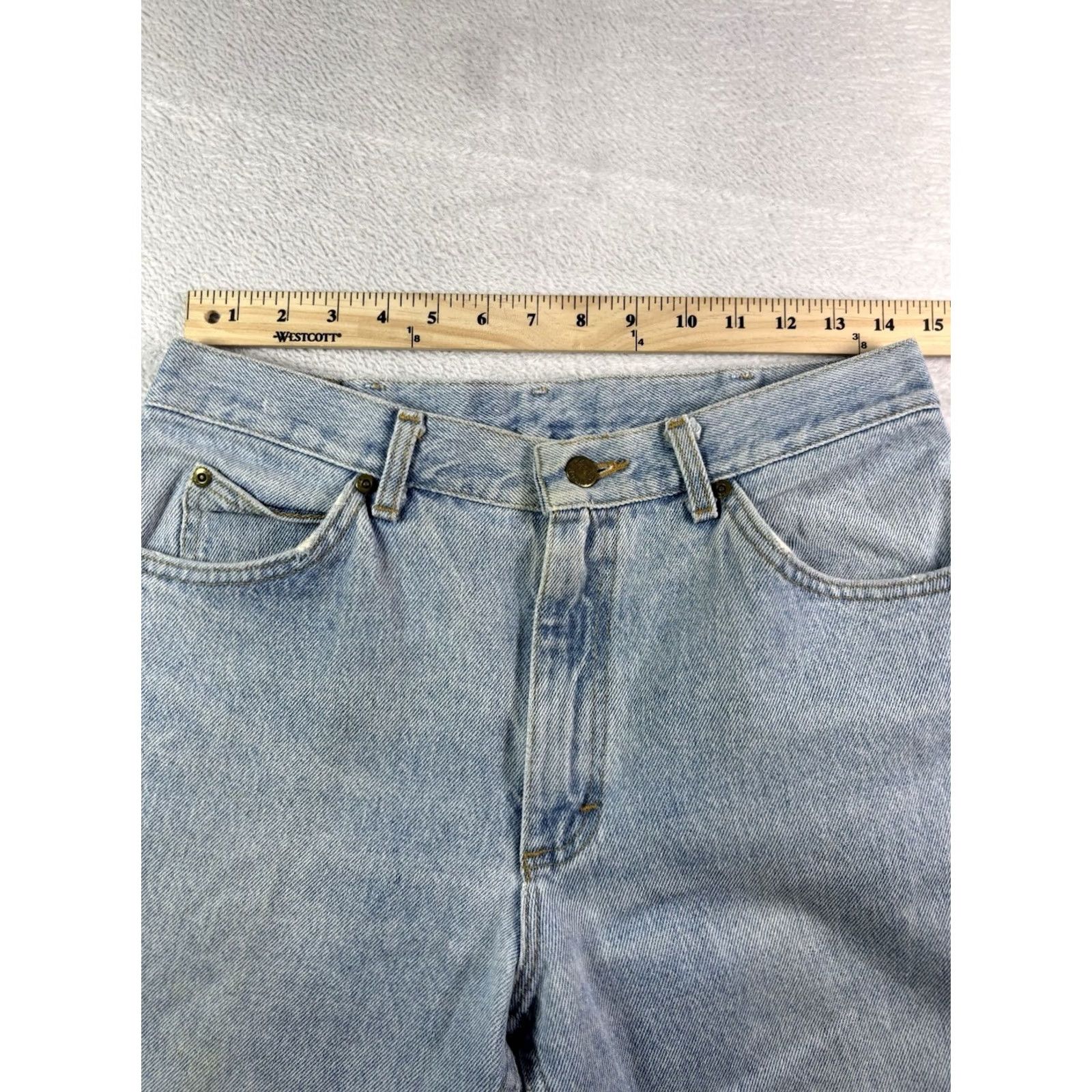 Lee VINTAGE Lee Jeans Men’s Straight Leg Size 32x30 Light Blue Wash USA 5-Pocket Denim Jeans Regular Fit Size US 32 / EU 48 - 7 Thumbnail
