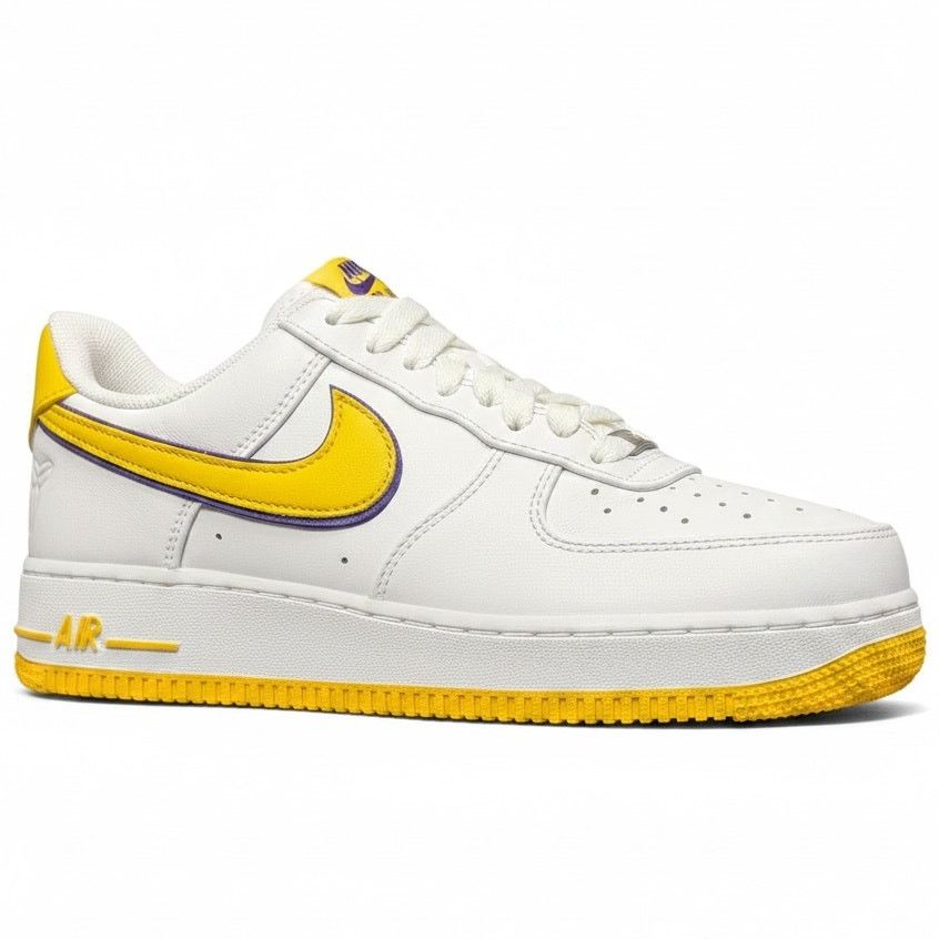 Nike Nike Kobe Bryant Air Force 1 Low Retro QS Lakers FZ1151-100 Size US 8.5 / EU 41-42 - 1 Thumbnail