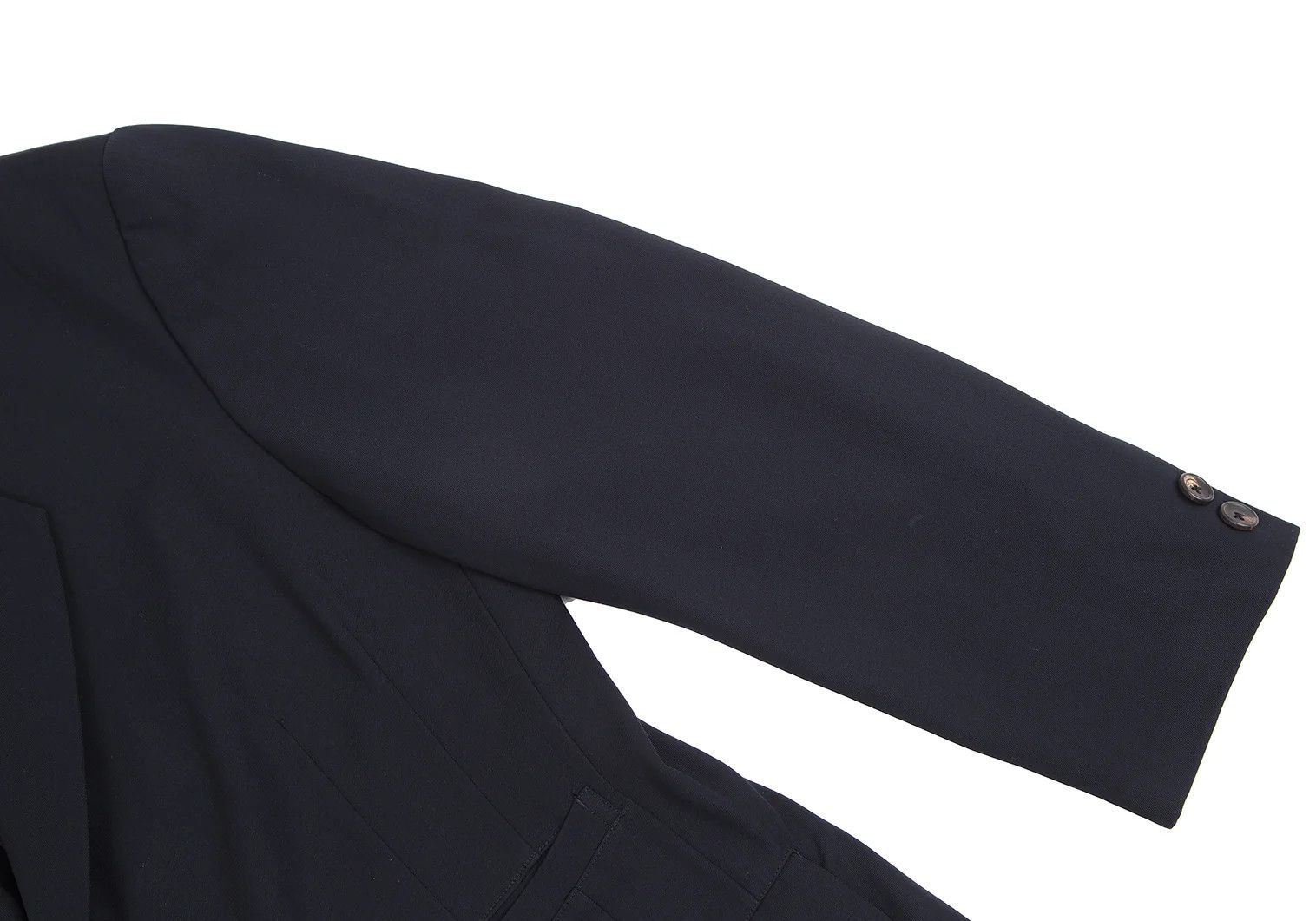 Yohji Yamamoto Yohji Yamamoto Wool Gabardine Jacket Navy S Size US S / EU 44-46 / 1 - 6 Thumbnail