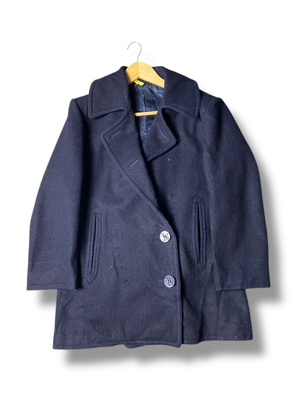 Ralph Lauren Rough Wear Double Breasted Wool Coat (153)