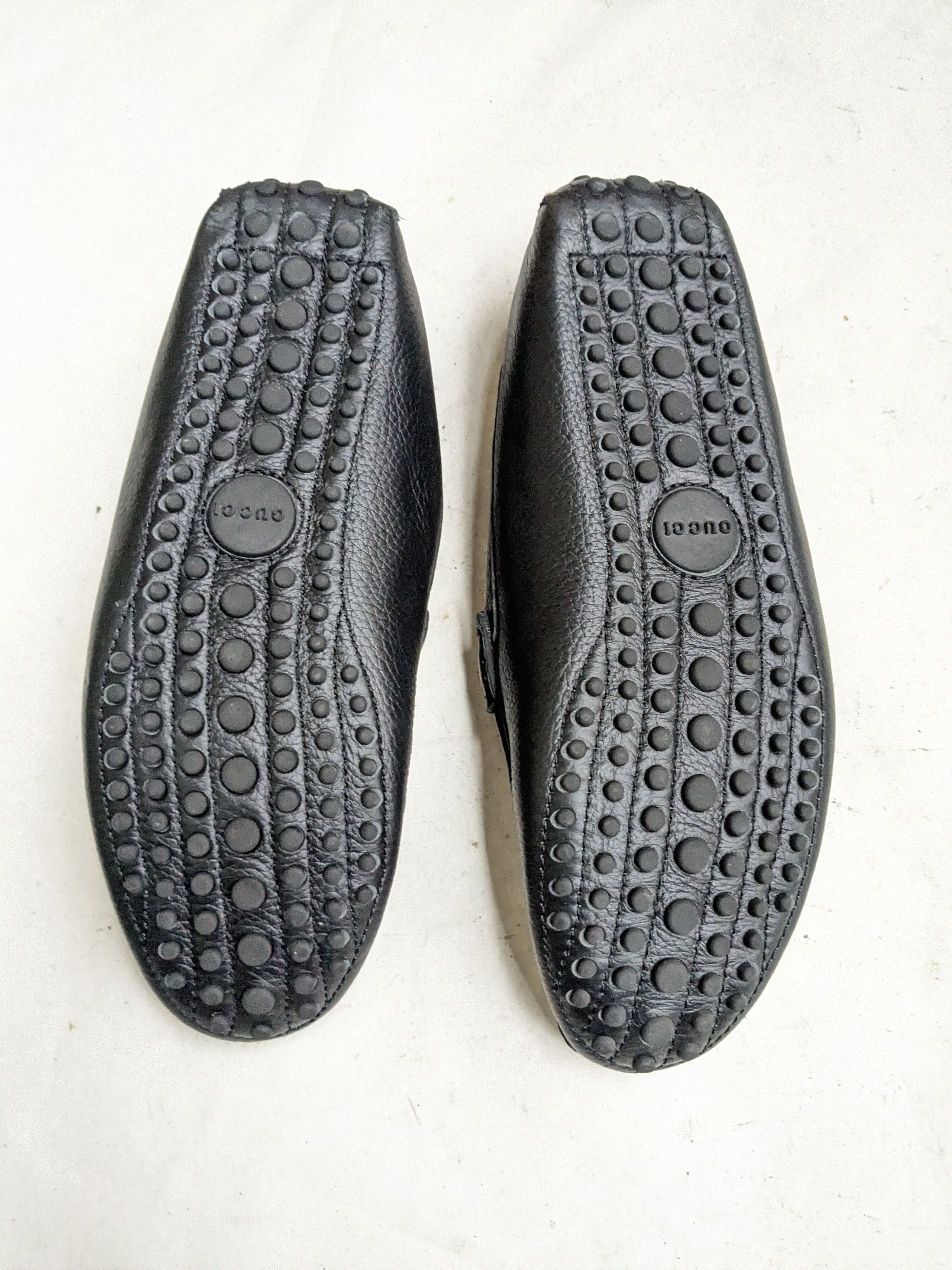 Gucci Gucci Horsebit Driving Loafers Black Leather 9 Slip On Size US 9 / EU 42 - 15 Thumbnail