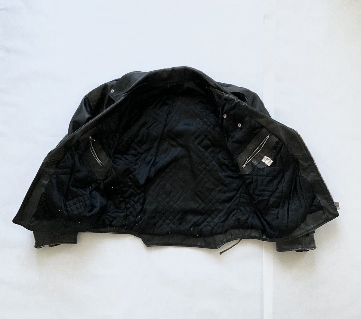 Vintage Vintage black leather perfecto Size US XL / EU 56 / 4 - 7 Thumbnail