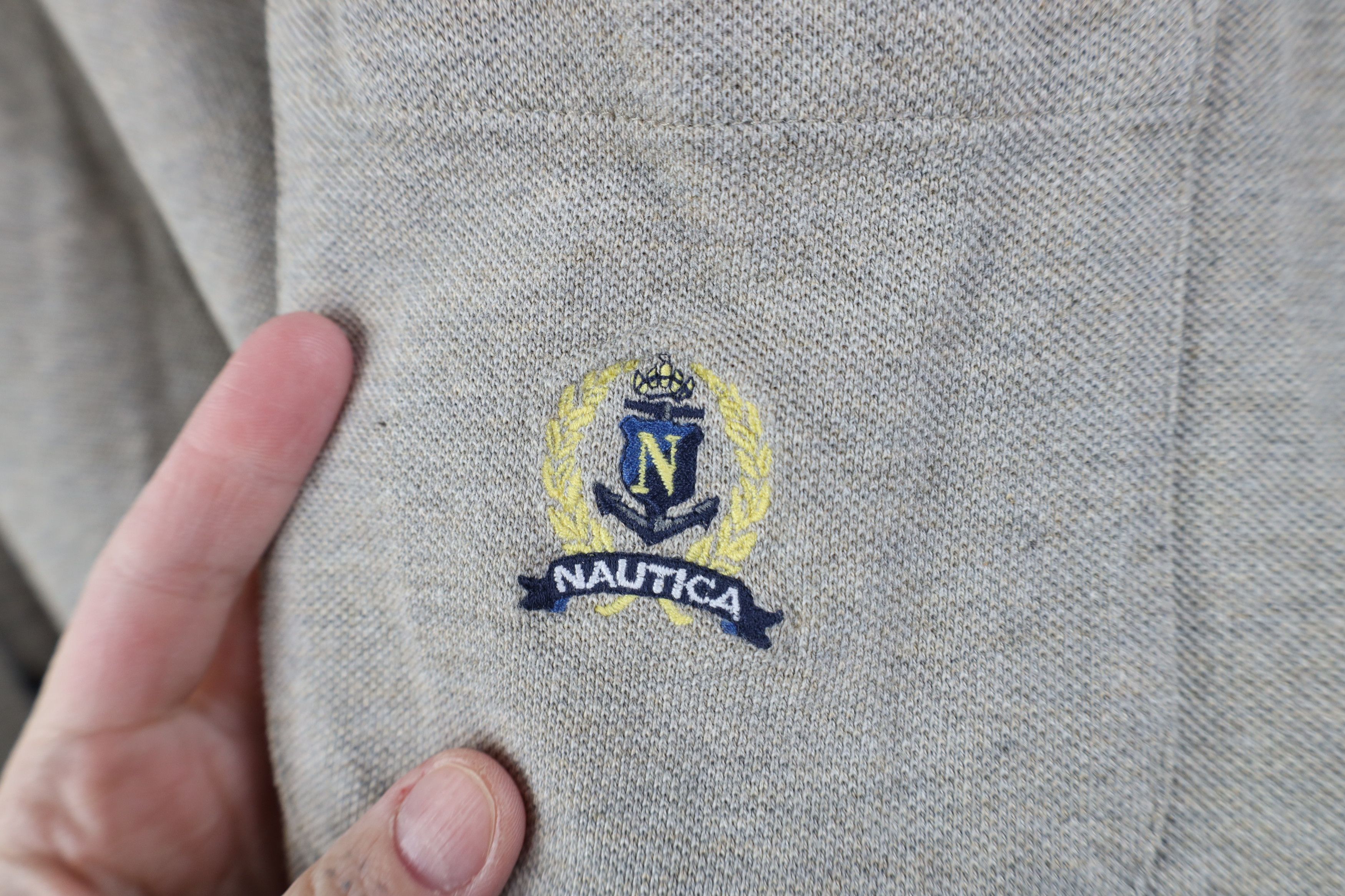 Nautica Vintage 90s Nautica Crest Long Sleeve Rugby Polo Shirt Size US M / EU 48-50 / 2 - 4 Thumbnail