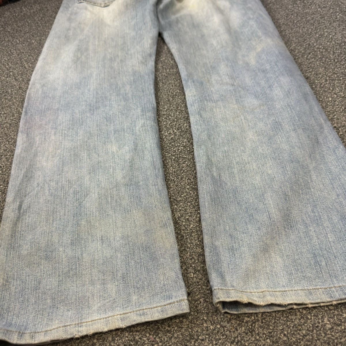 Undercover × Uniqlo 🔥🇯🇵 Vintage 90s Japanese Denim Uniqlo Faded Distressed Jeans Size US 34 / EU 50 - 8 Thumbnail