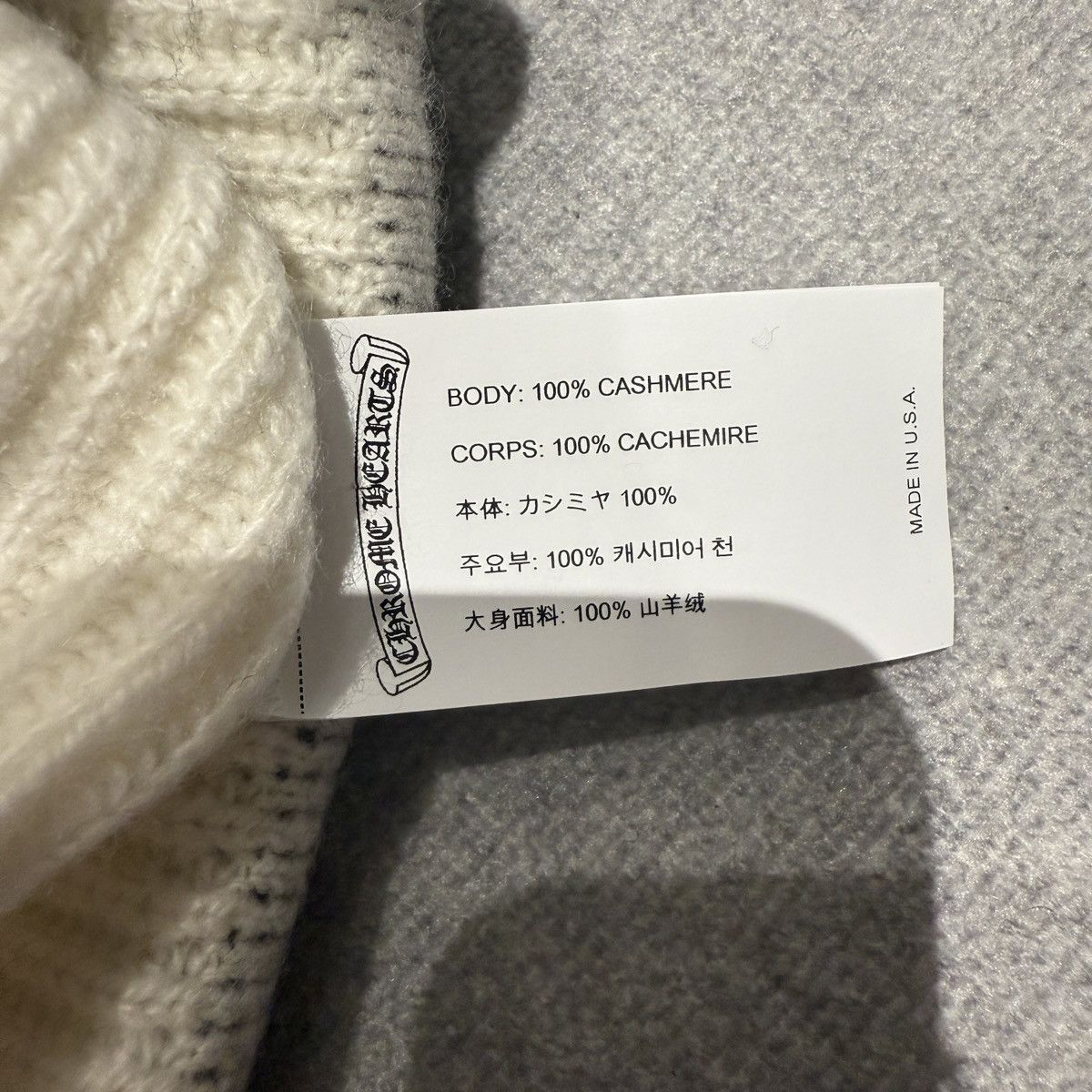 Chrome Hearts Chrome Hearts big Daddy Cashmere Beanie Size ONE SIZE - 4 Thumbnail