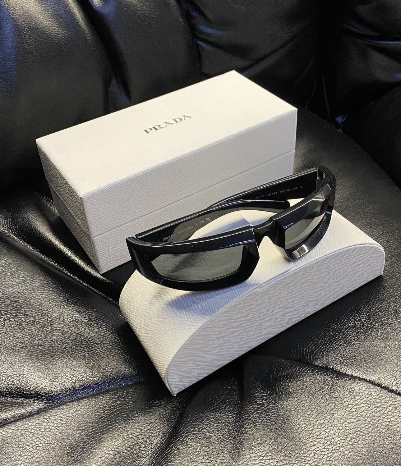 Prada Y2K Sport Aviator Mirrored Red & White Sunglasses