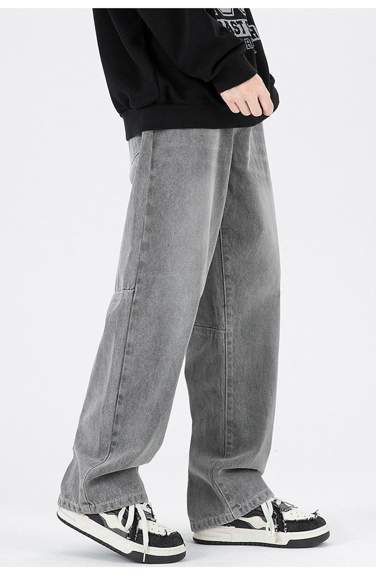 Japanese Brand × Jean Casual heavy washed distressed loose straight jeans Size US 32 / EU 48 - 3 Thumbnail
