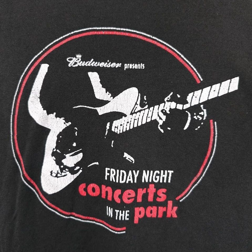 Vintage VINTAGE Concerts In The Park T Shirt Mens Large Black Groovie Ghoulies 7 Seconds Tie-dye? Size US L / EU 52-54 / 3 - 3 Thumbnail