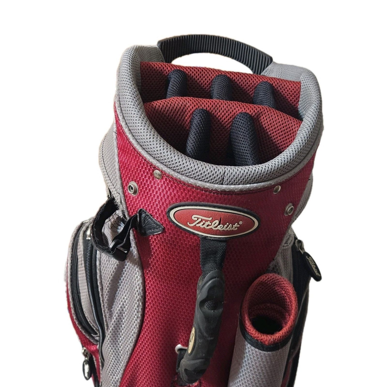 Titleist Titleist ‎GOLFBAG Golf Bag Red Umbrella Putter Slot HOOD Size ONE SIZE - 1 Thumbnail