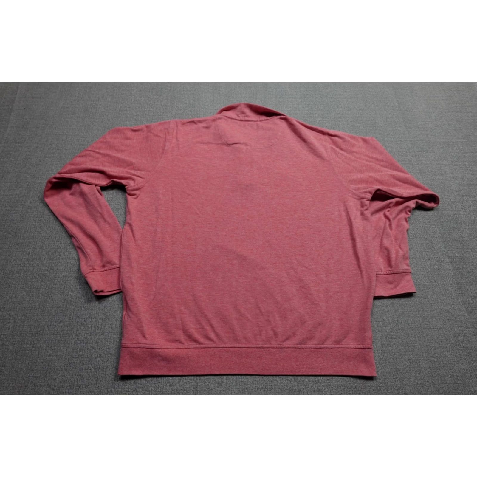 Peter Millar Peter Millar Pullover Mens XL Red Heather Lightweight Golf Quarter Zip Size US XL / EU 56 / 4 - 5 Thumbnail