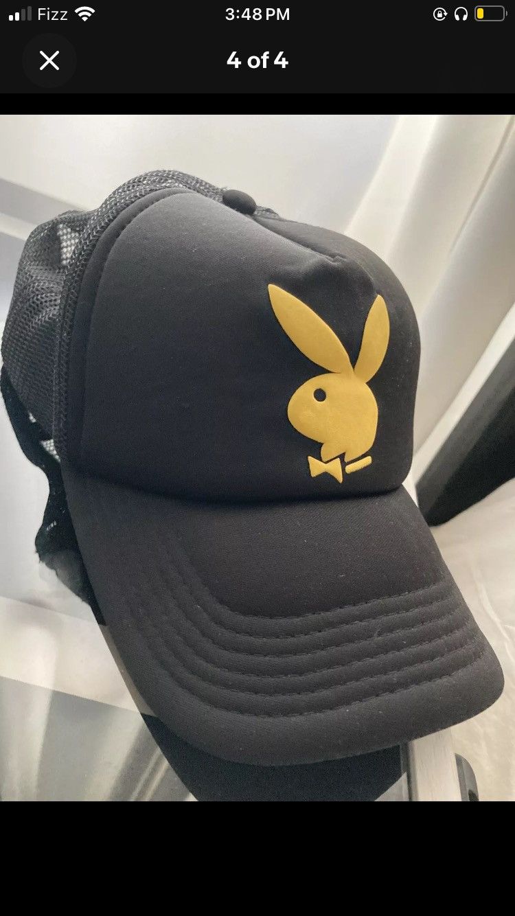 Playboy PLAYBOY X PLEASURES BUNNY TRUCKER HAT Size ONE SIZE - 7 Thumbnail
