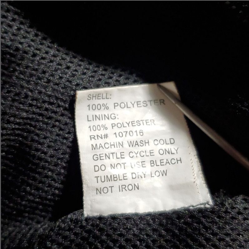 Other Riflessi Size M Windbreaker Black Mesh Lined Pockets Light Size M / US 6-8 / IT 42-44 - 9 Thumbnail