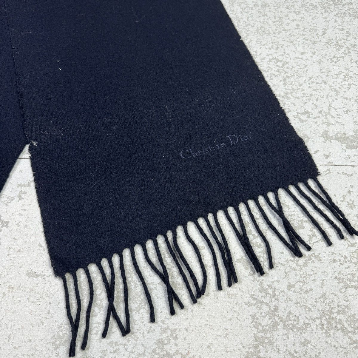 Christian Dior Monsieur Christian Dior Plain Scarf / Muffler / Neckwear - as009 Size ONE SIZE - 7 Thumbnail