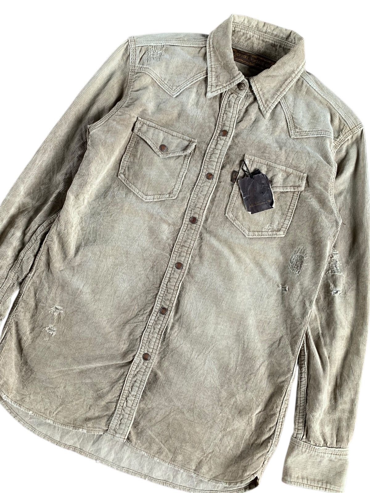 GOA New Genuine Vintage GOA raw ripped shirt Size US M / EU 48-50 / 2 - 2 Thumbnail