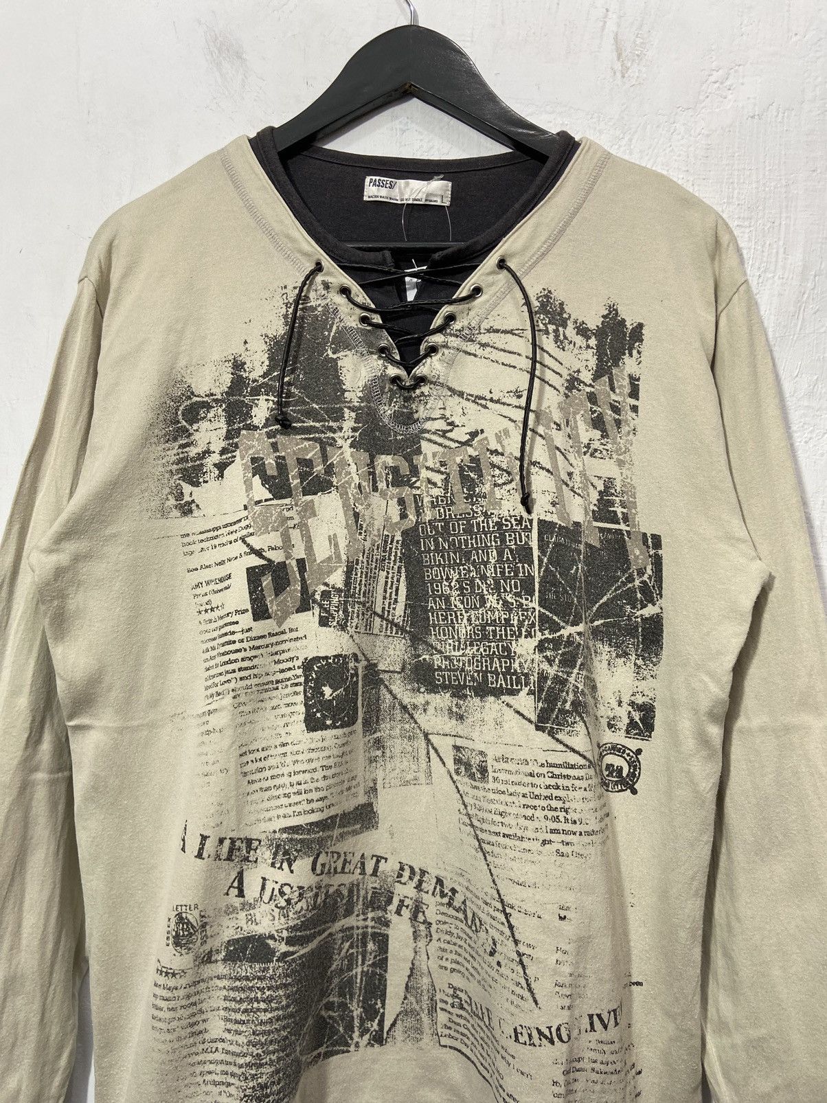 Beauty Beast Y2k Passes Beauty Beast Style Long Sleeve Tshirt Size US L / EU 52-54 / 3 - 2 Thumbnail