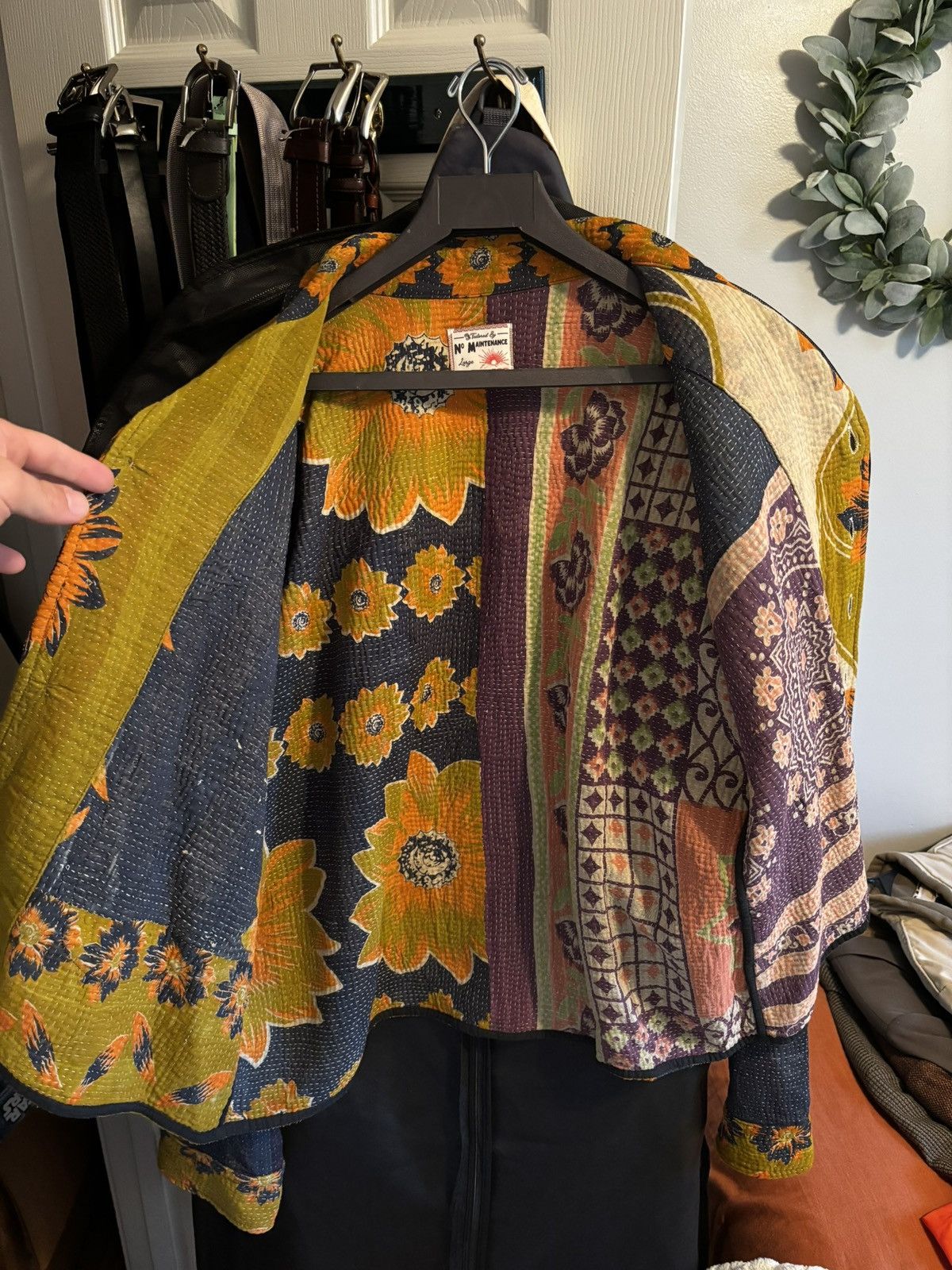 No Maintenance No Maintenance Floral Kantha Quilt Jacket 1 of 1 Size US L / EU 52-54 / 3 - 3 Thumbnail