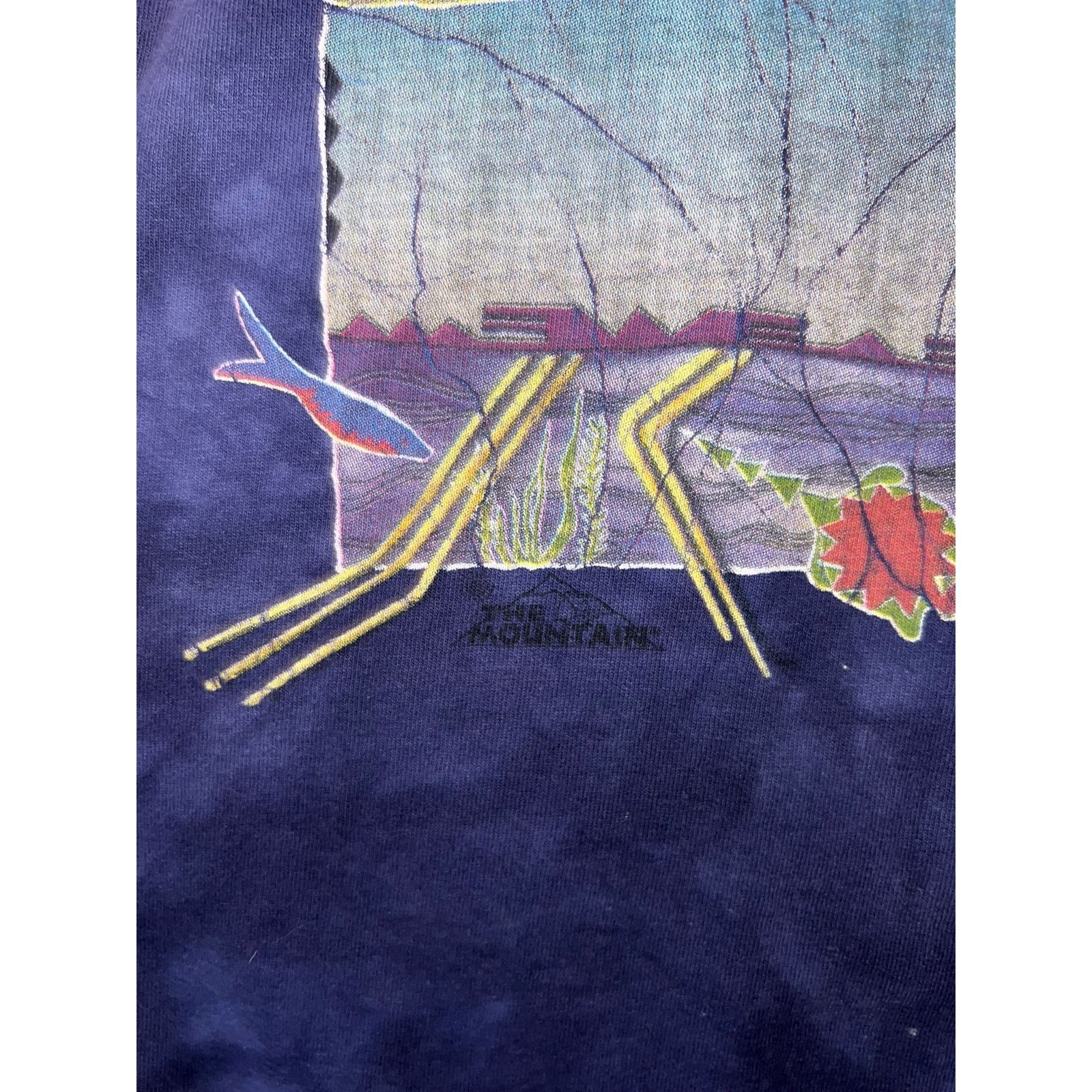 The Mountain Vintage The Mountain Gina Grey Shirt Native American Art XL Size US XL / EU 56 / 4 - 8 Thumbnail