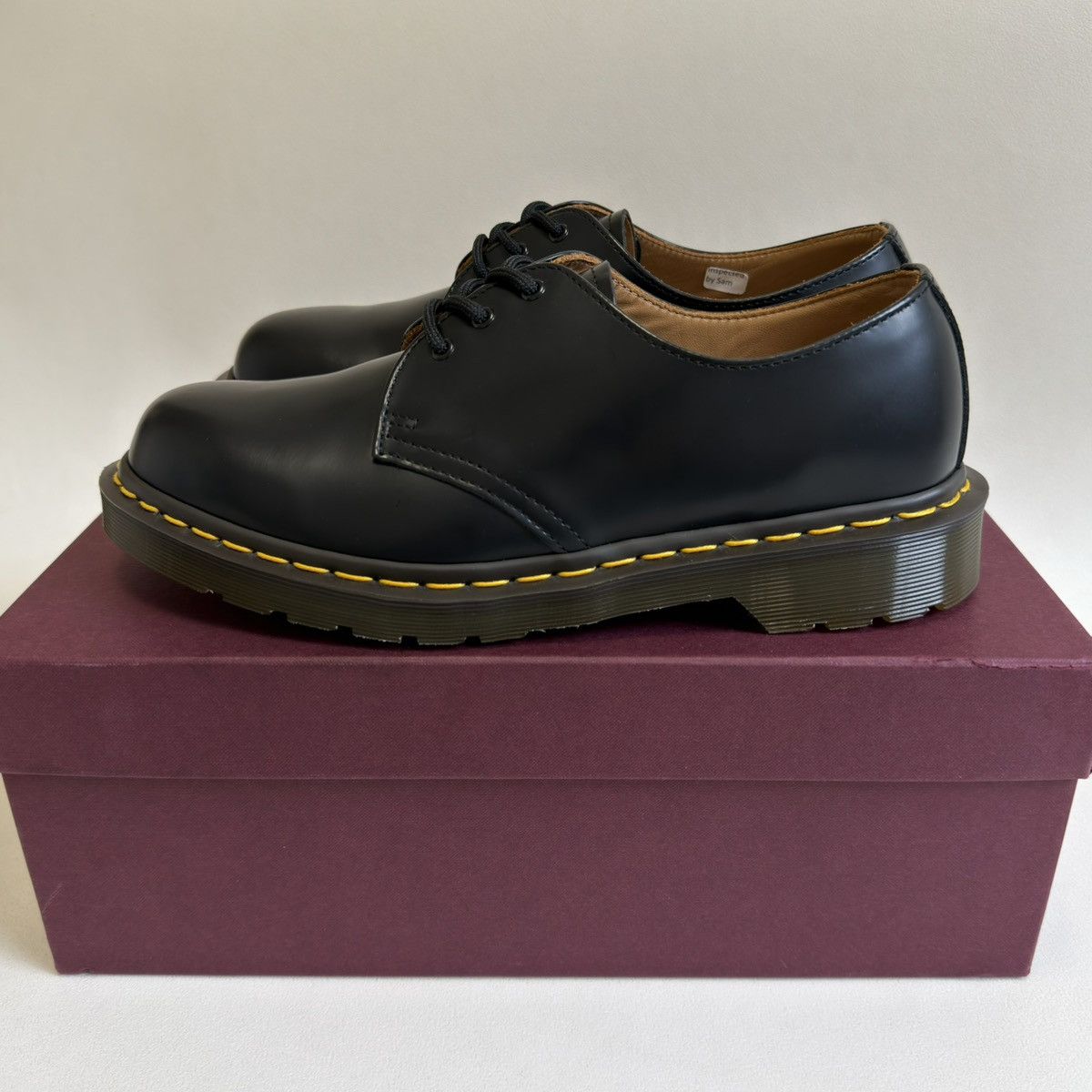 Comme des Garcons × Dr. Martens ‘MIE 1461’ Black Leather Shoes Size US 9 / EU 42 - 21 Thumbnail