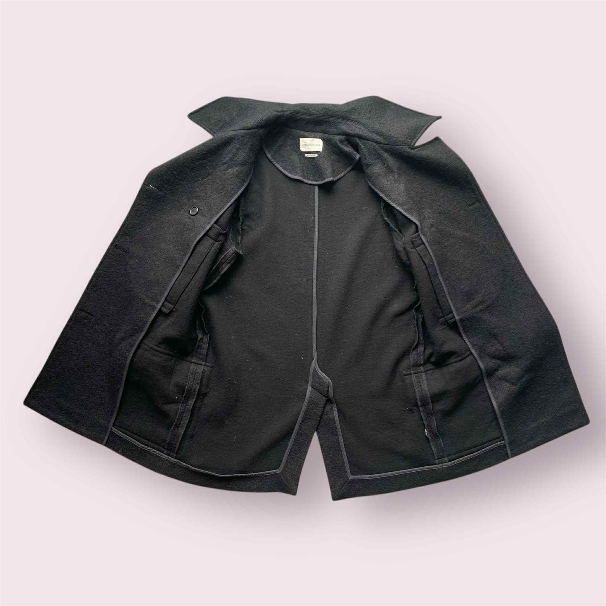 Isabel Marant Etoile Isabel Marant Etoile Black Wool Boiled Peacoat Buttons Size L / US 10 / IT 46 - 3 Thumbnail